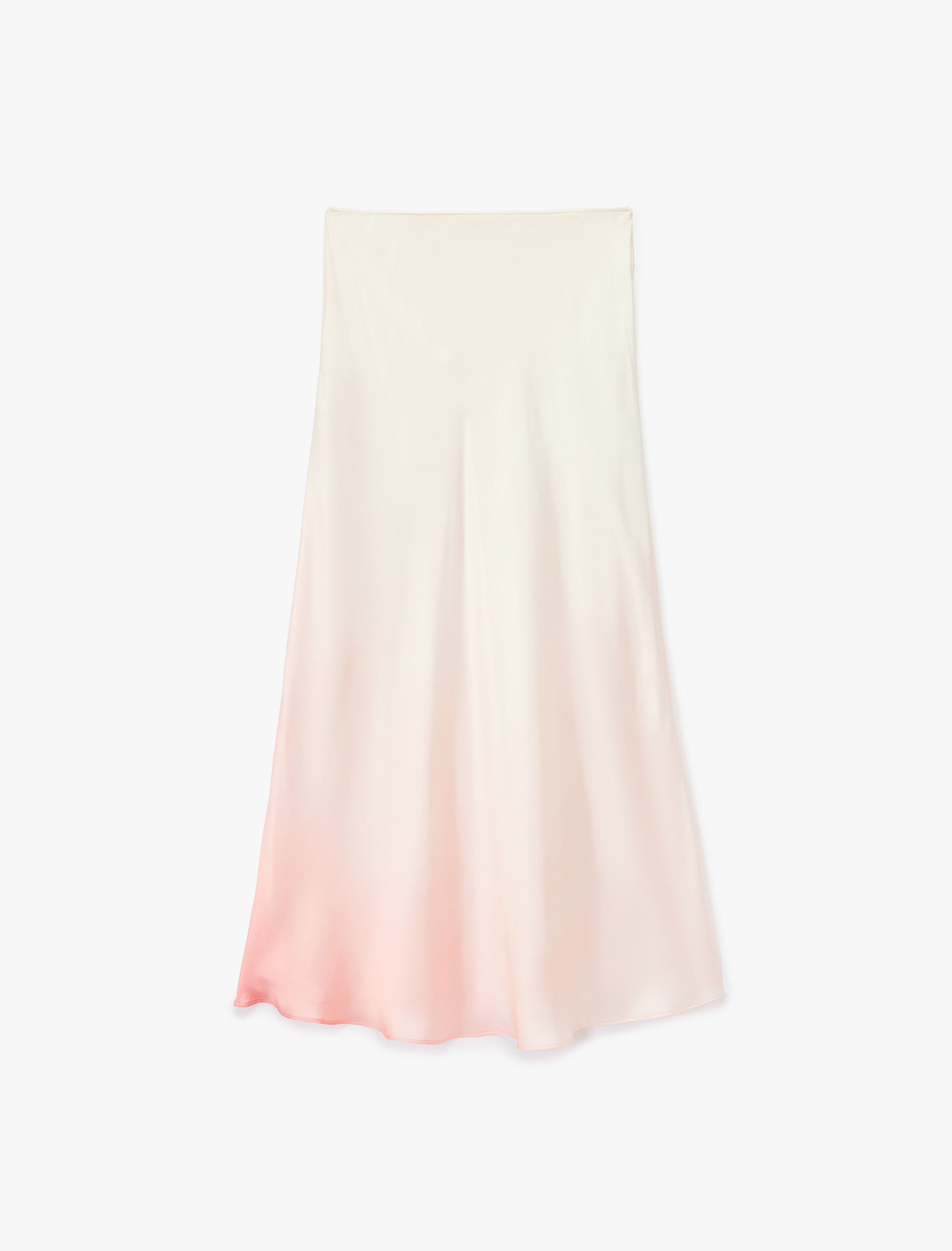   Çan Kesim Midi Kloş Saten Etek