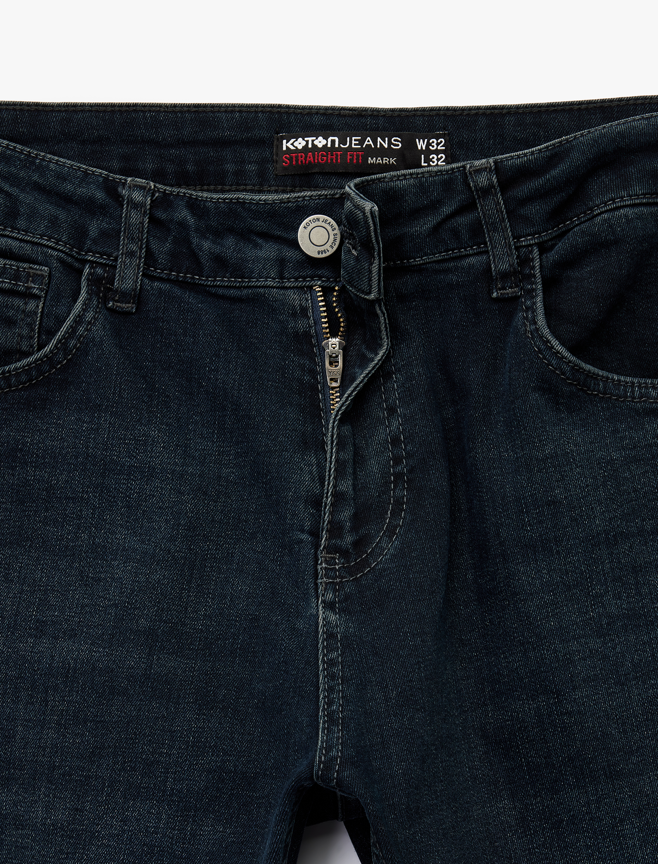 Pamuklu Normal Bel Straight Fit Jean Pantolon - Mark Jean