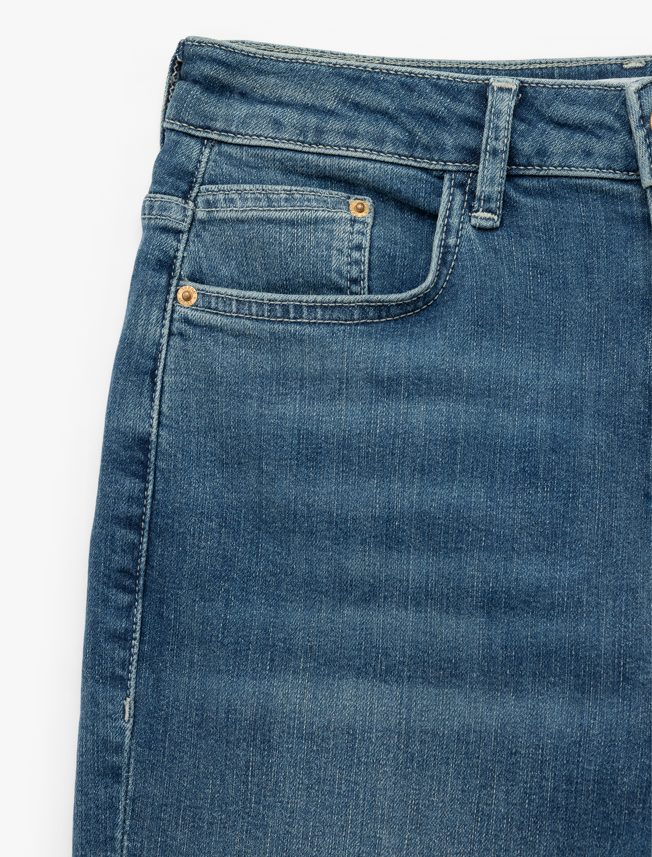 Yüksek Bel Mom Jean Pantolon - Mom Slim Jean