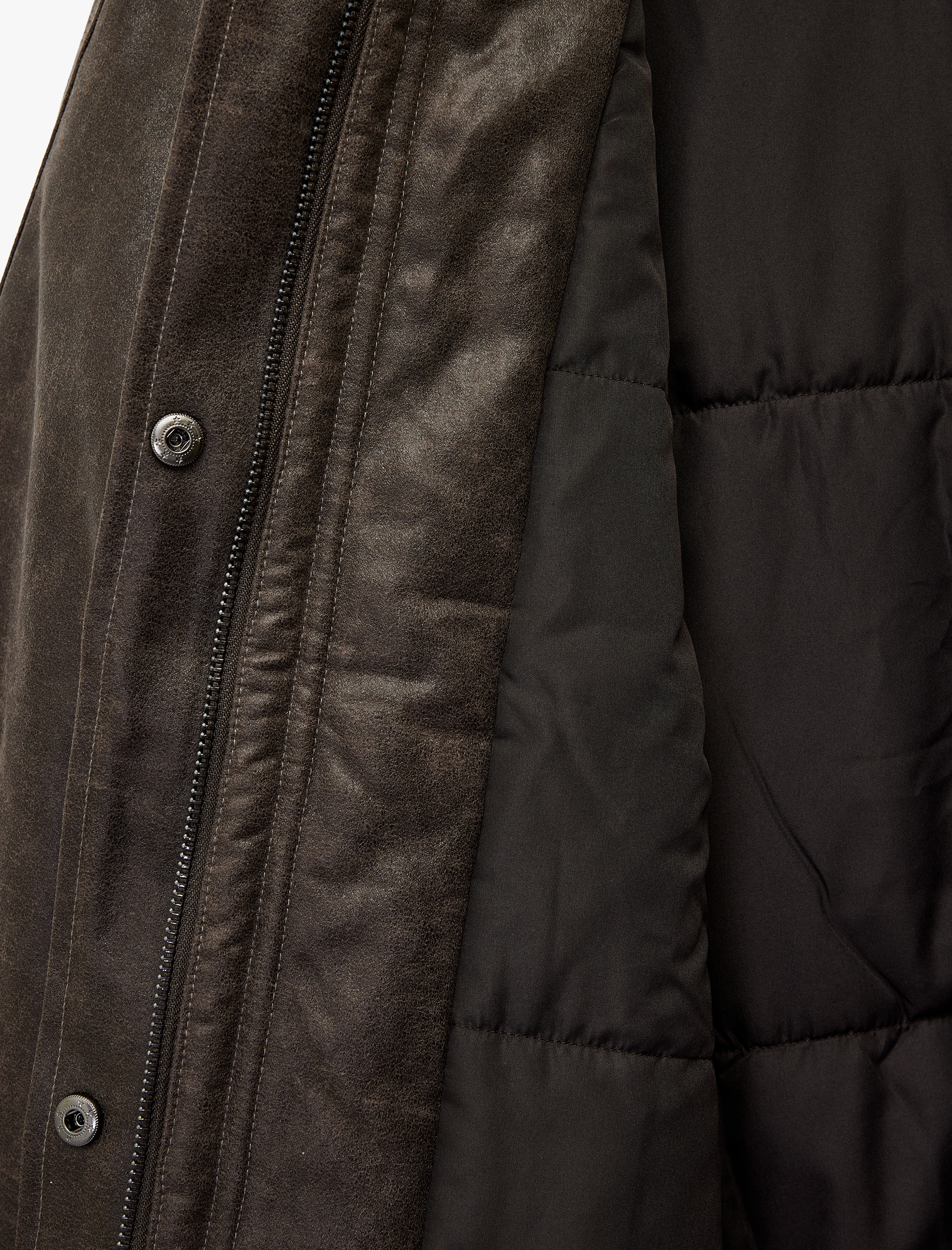   Koton X Sima Tarkan - Bonded Kaban Eskitilmiş Görünümlü Fermuarlı Cepli