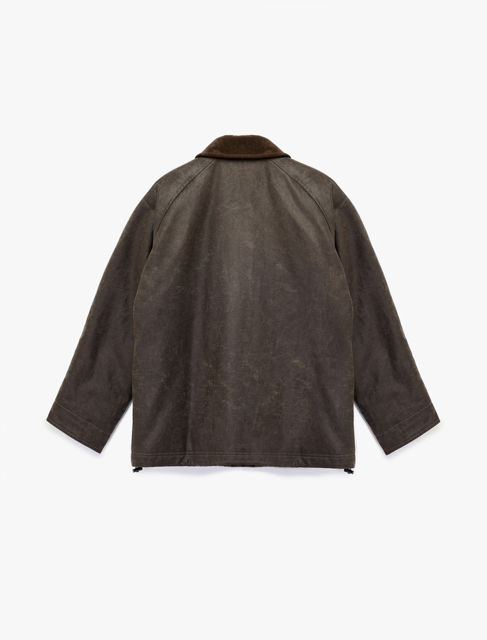  Koton X Sima Tarkan - Bonded Kaban Eskitilmiş Görünümlü Fermuarlı Cepli