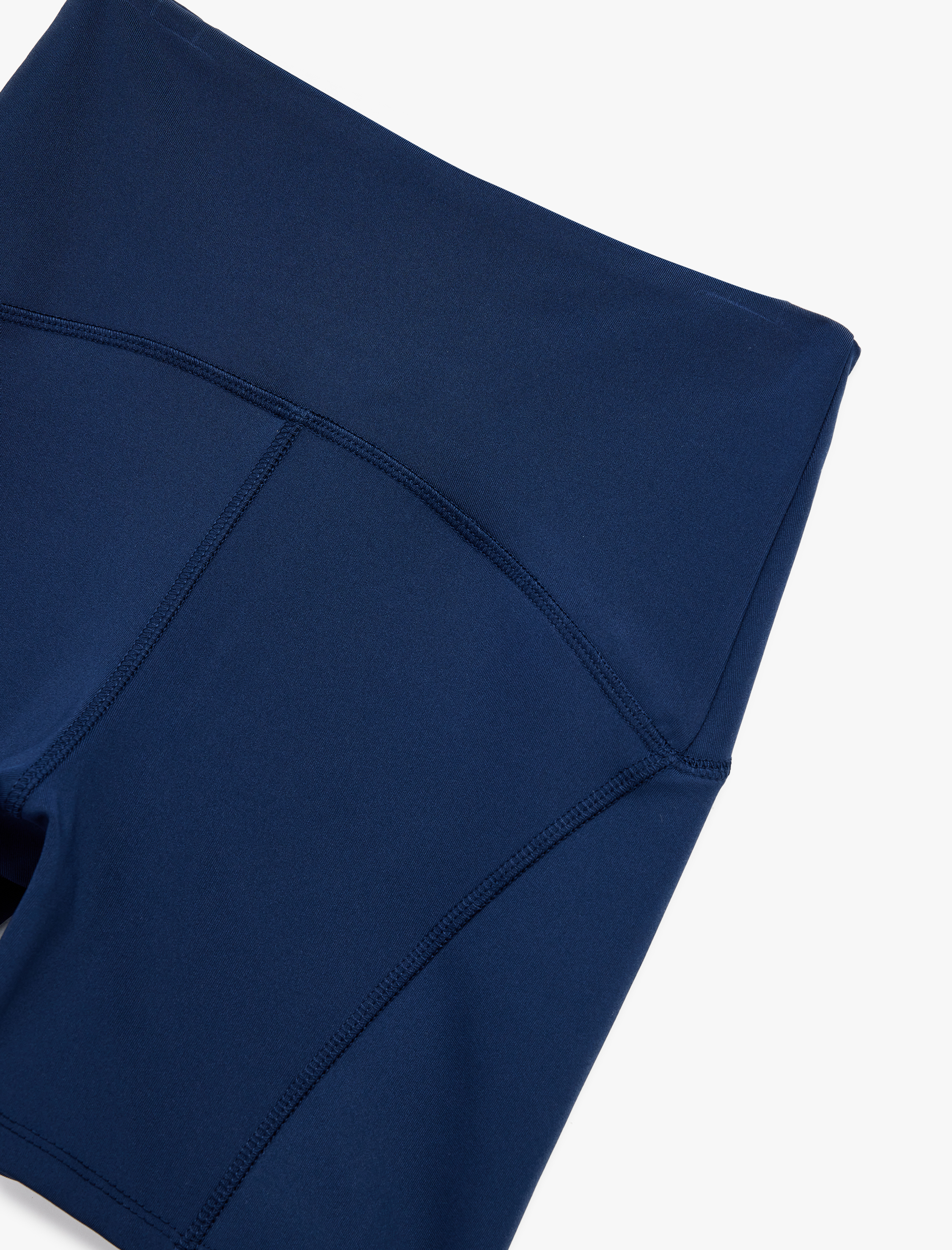   Dikiş Detaylı Slim Fit Biker Spor Tayt