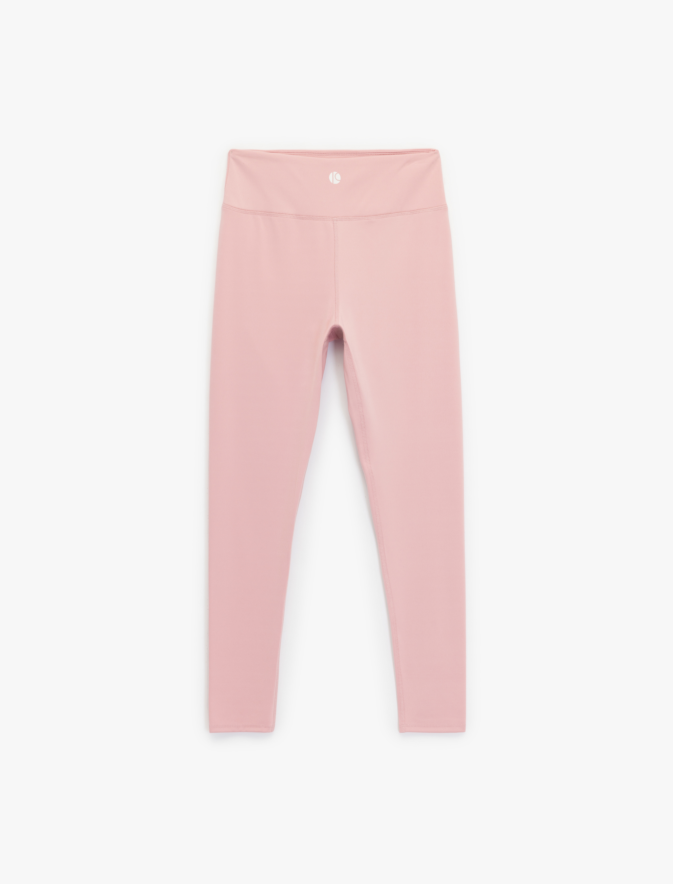 Standart Bel Skinny Fit Dikiş Detaylı Spor Tayt