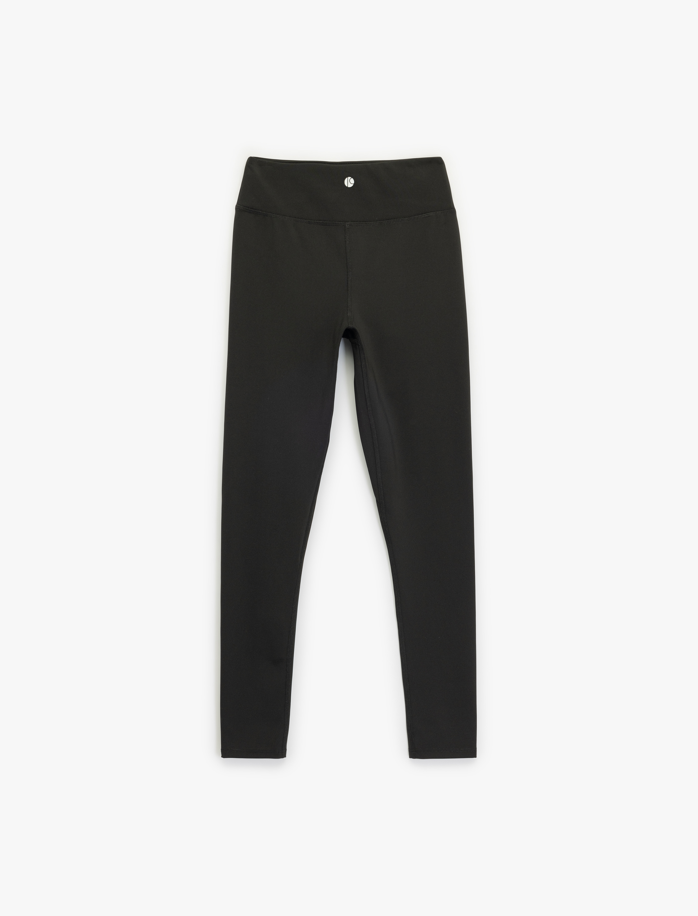 Standart Bel Skinny Fit Dikiş Detaylı Spor Tayt