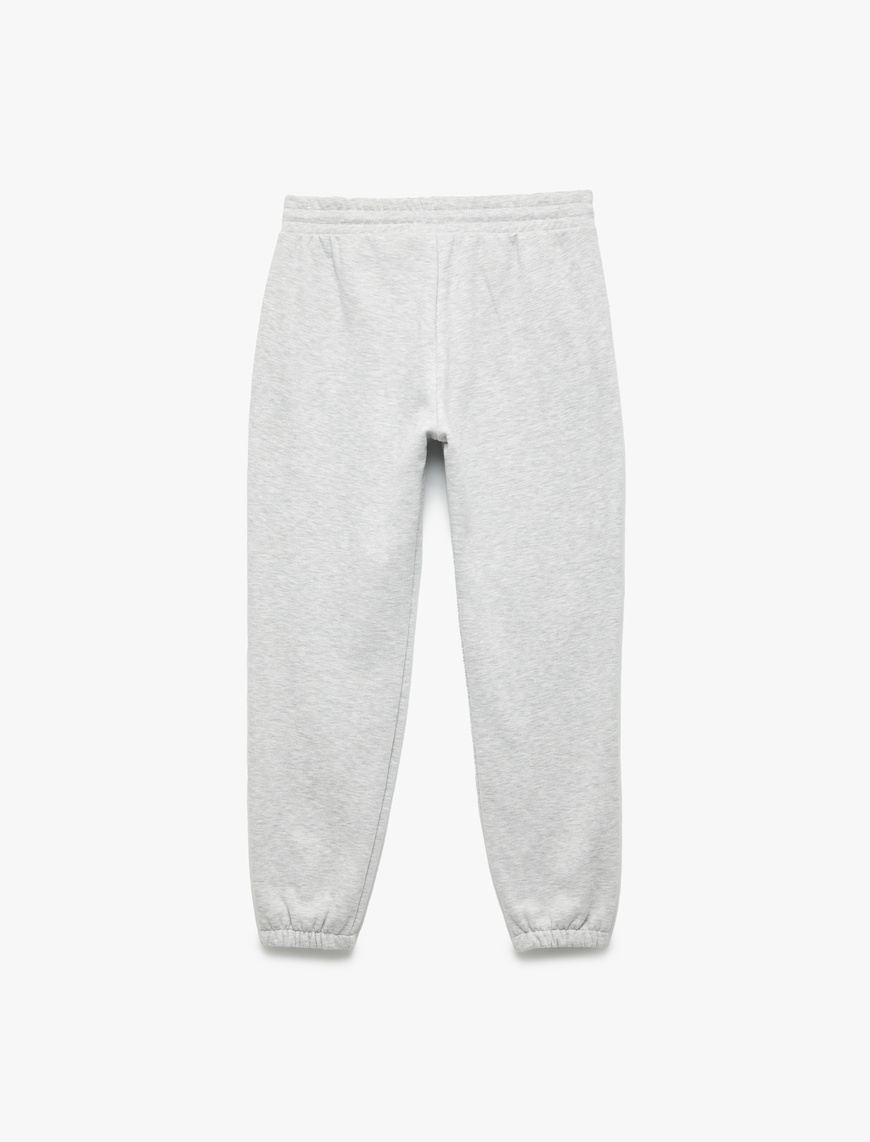   Beli Lastikli Cep Detaylı Şardonlu Basic Jogger Eşofman Altı