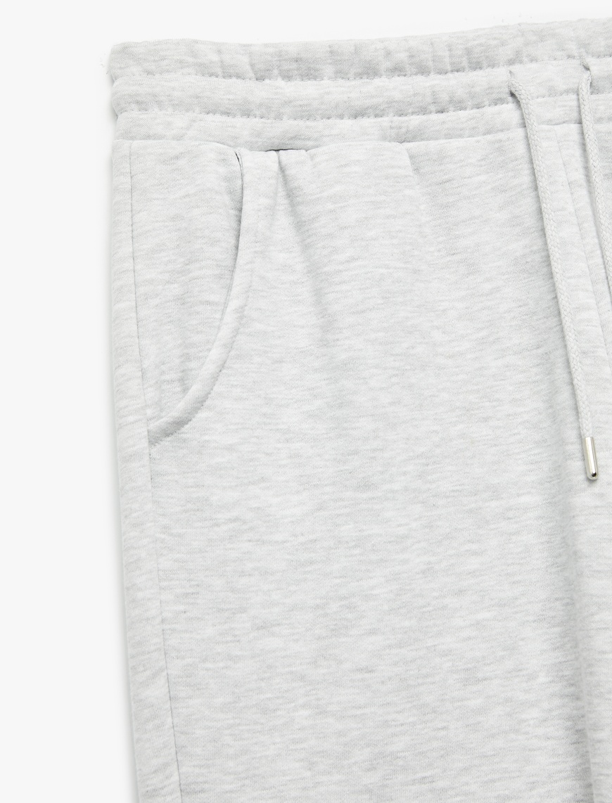   Beli Lastikli Cep Detaylı Şardonlu Basic Jogger Eşofman Altı