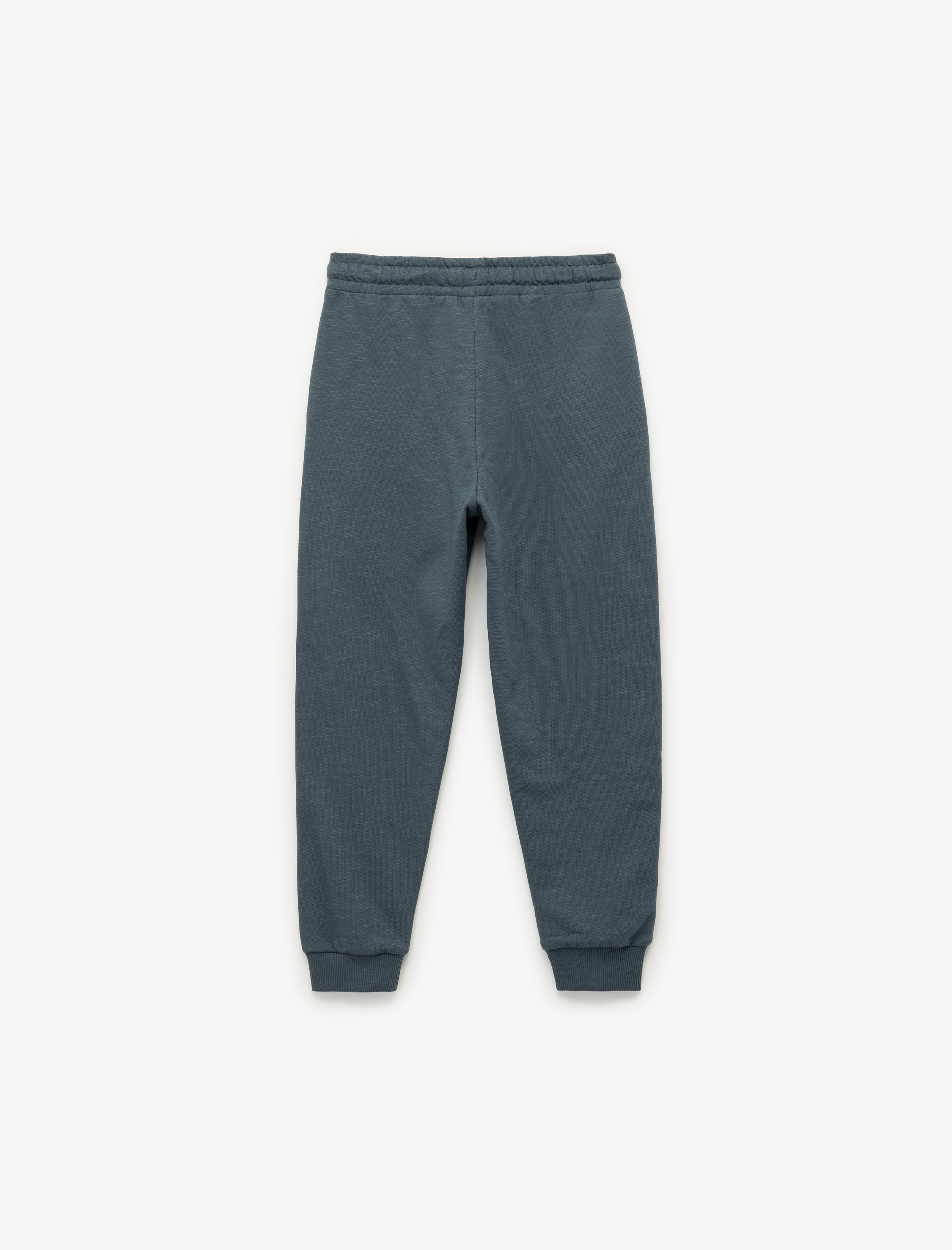 Erkek Çocuk Pamuklu İkili İplik Şardonlu Cepli Jogger Eşofman Altı