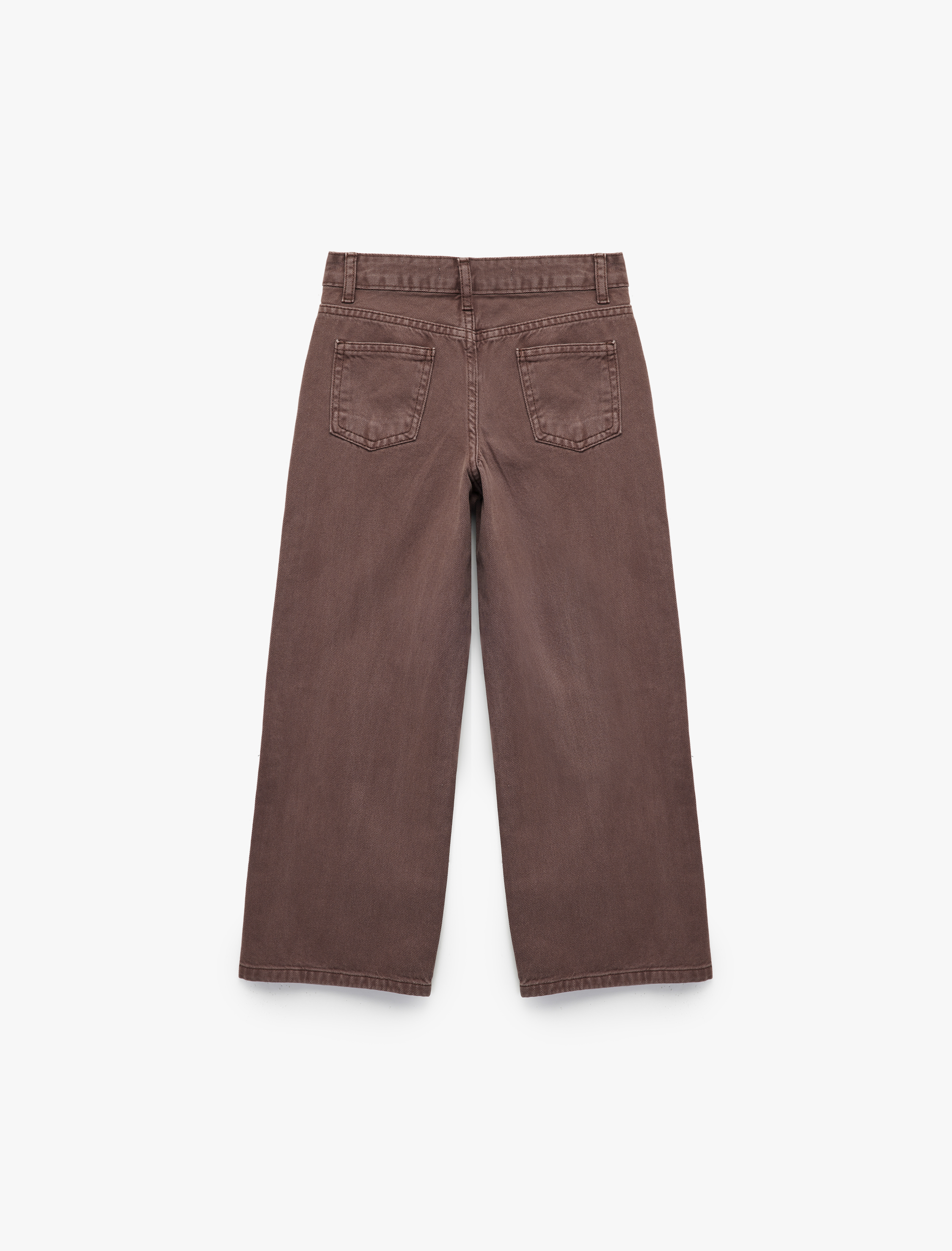 Kız Çocuk Pamuklu Rahat Kesim Balon Fit Jean Pantolon