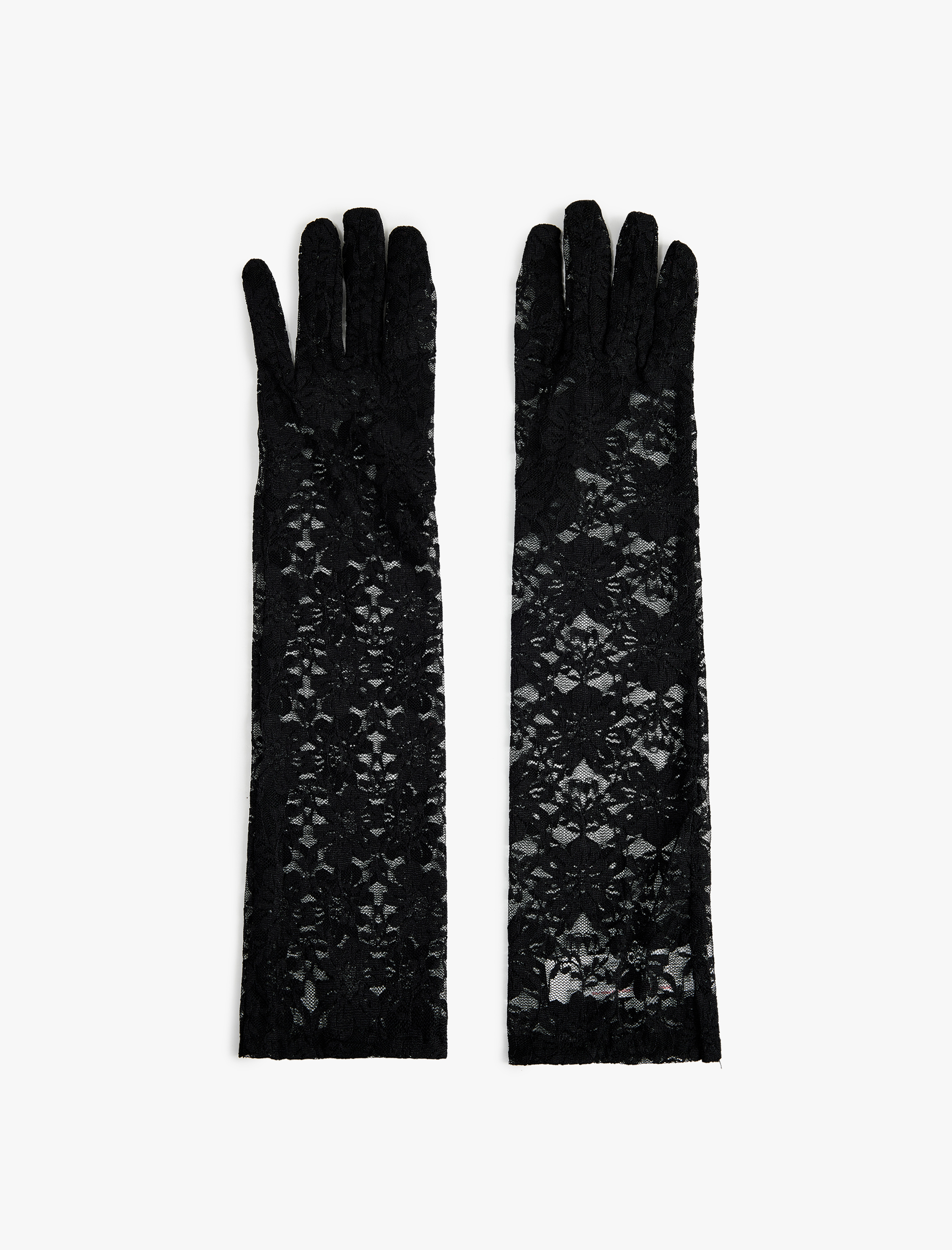  Kadın Uzun Dantel Eldiven - Koton X Sibil Çetinkaya