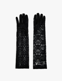 Uzun Dantel Eldiven - Koton X Sibil Çetinkaya