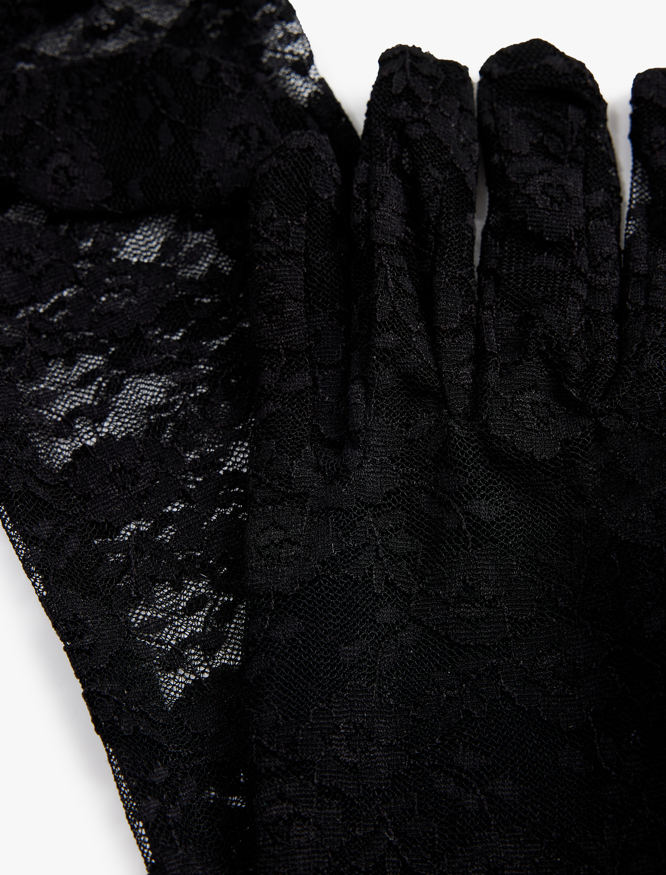  Kadın Uzun Dantel Eldiven - Koton X Sibil Çetinkaya