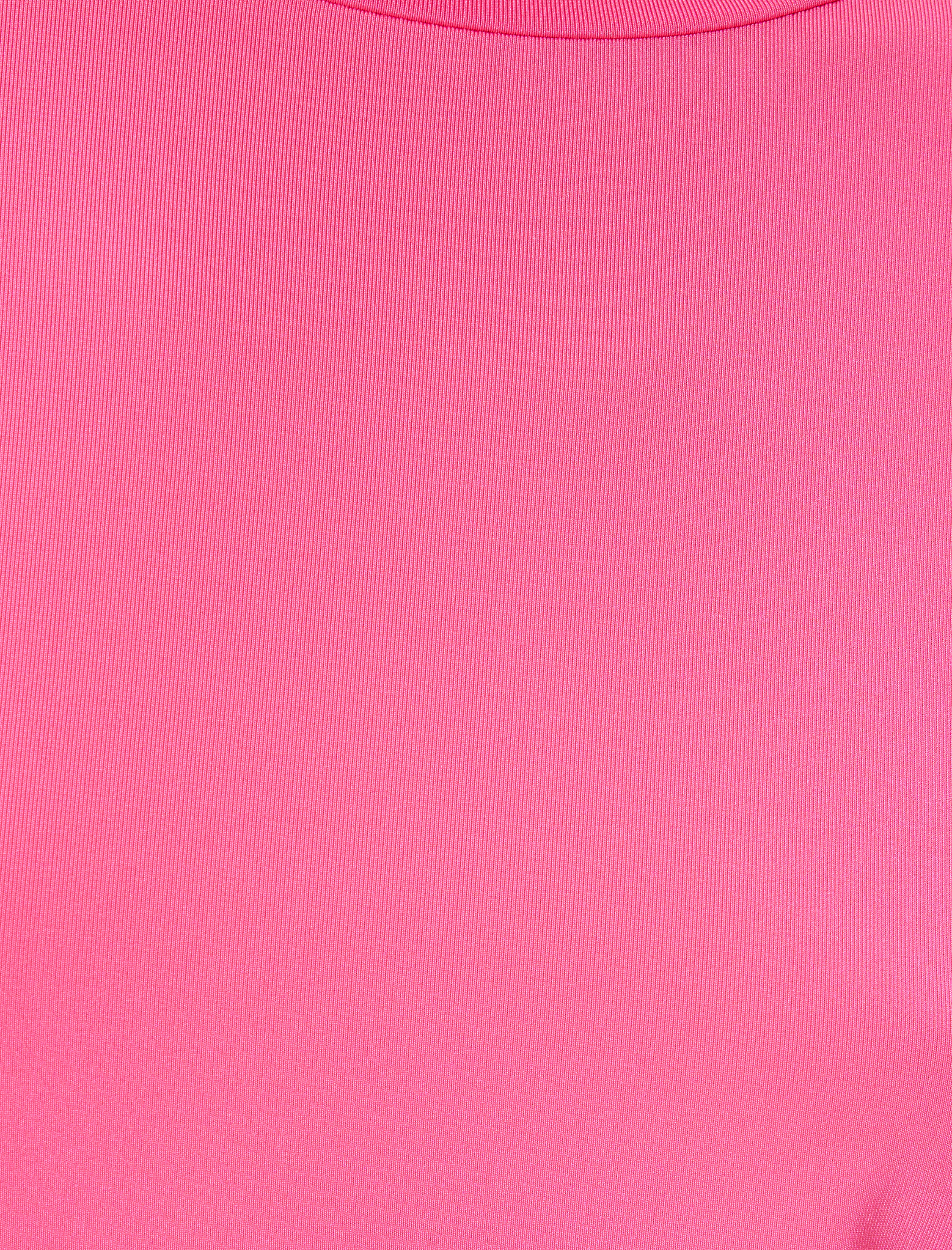   Oversize Spor Tişört Bisiklet Yaka Kısa Kollu Düşük Omuzlu