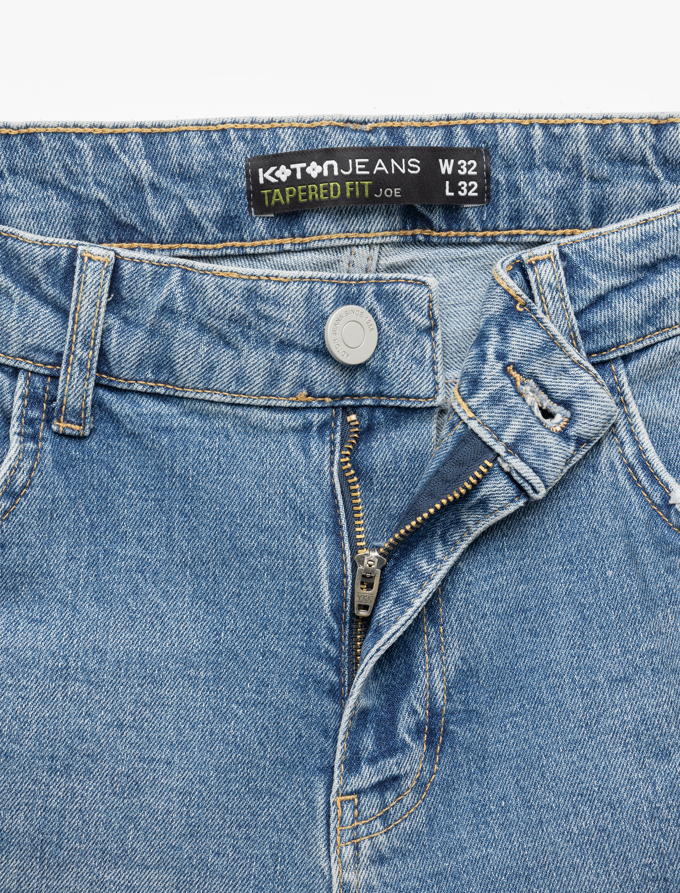   Pamuklu Normal Bel Tapered Fit Jean Pantolon - Joe Jean