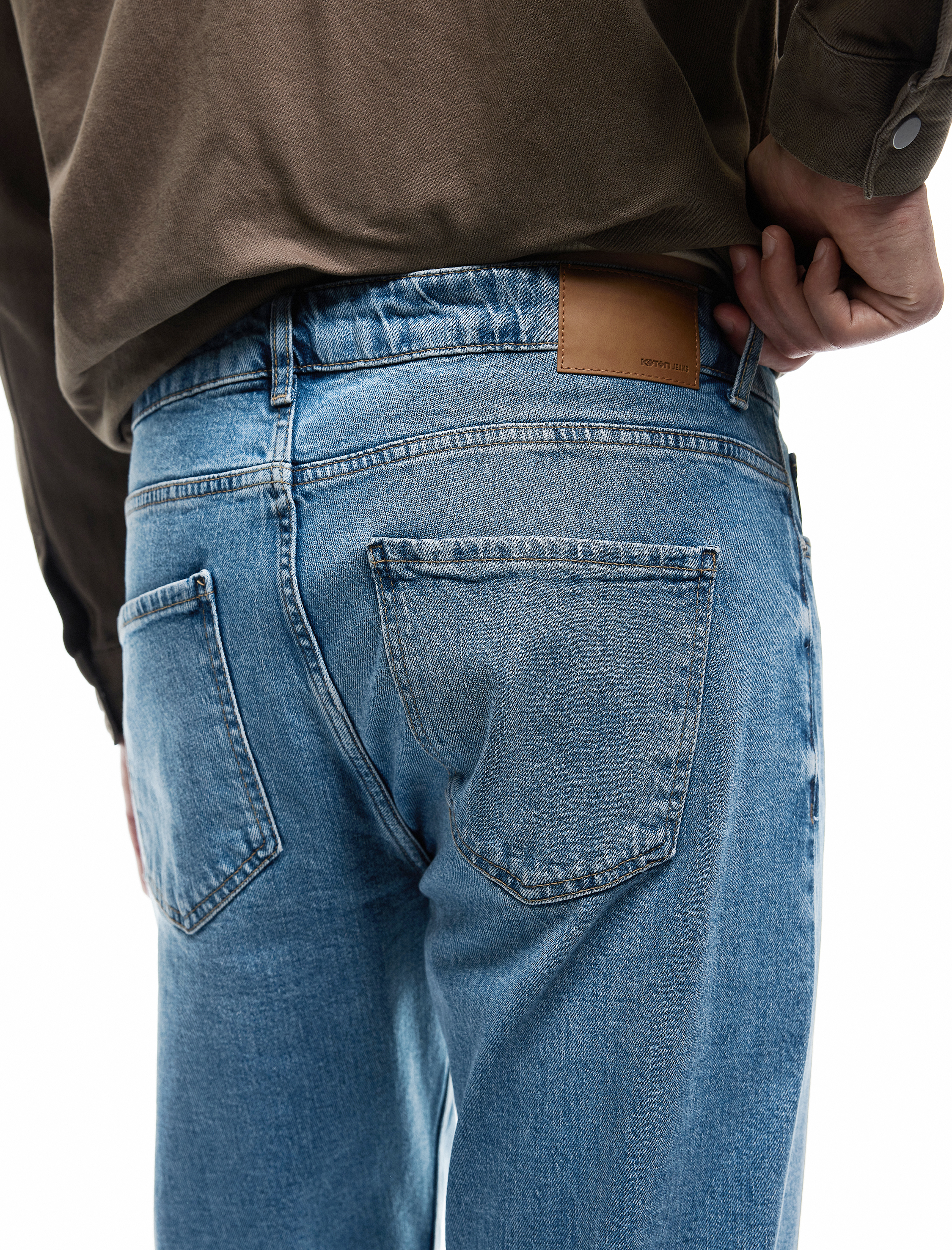   Pamuklu Normal Bel Tapered Fit Jean Pantolon - Joe Jean