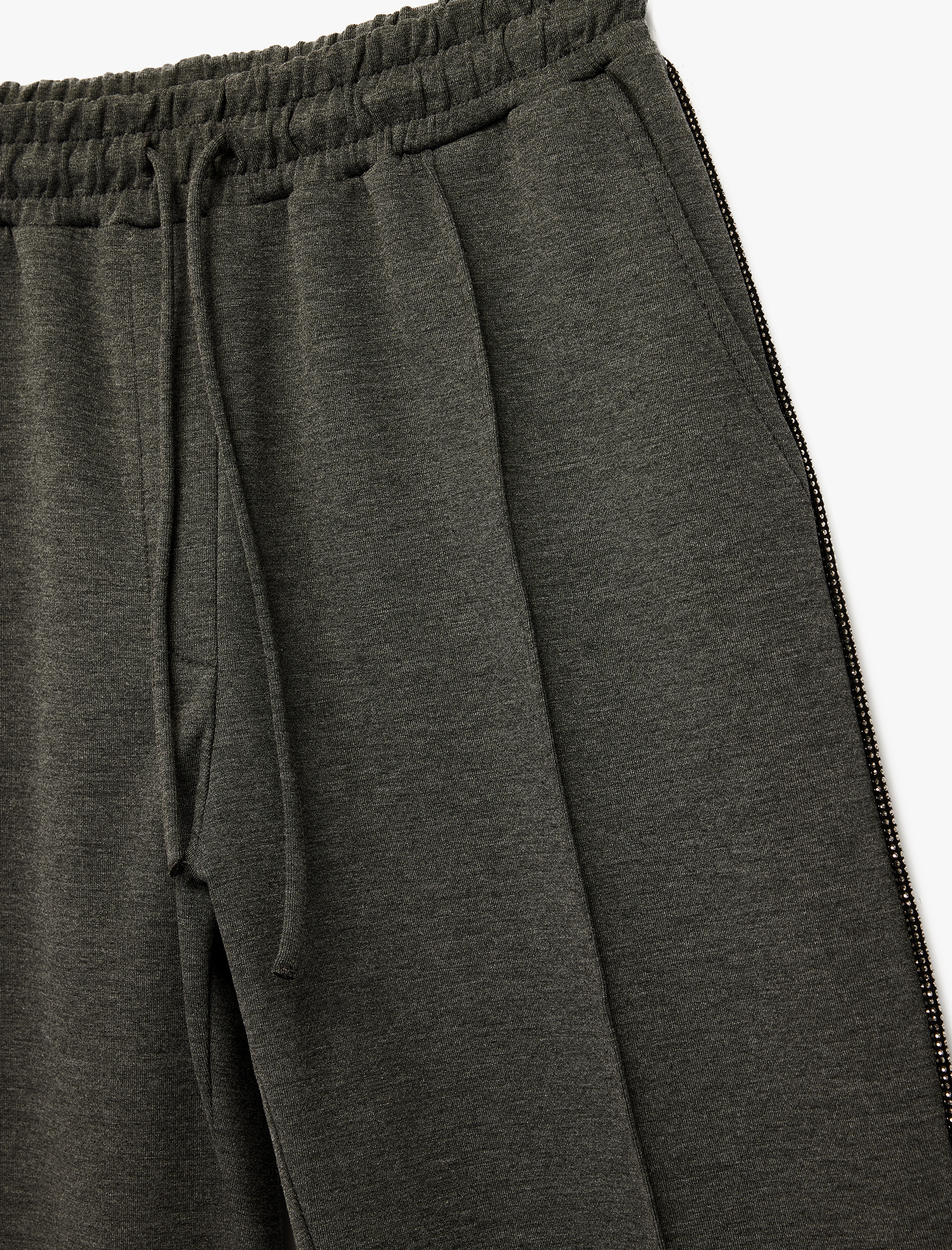 Scuba Kumaş Cepli Cigarette Kesim Eşofman Pantolon