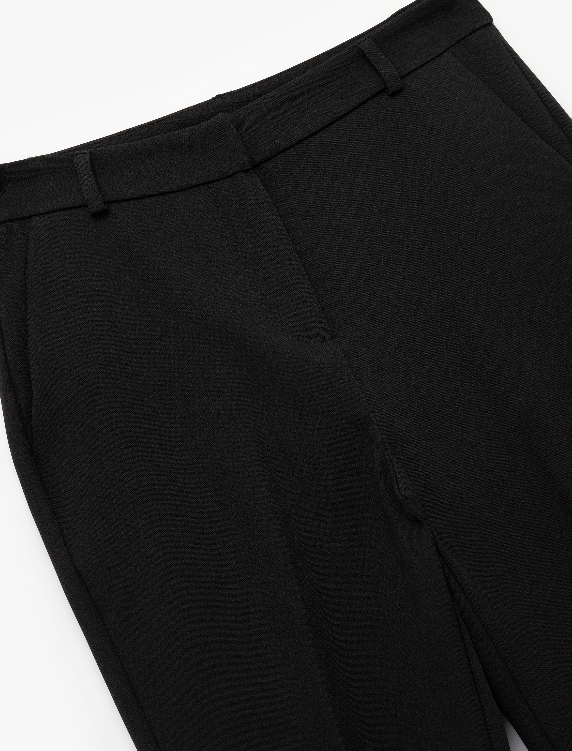   Yüksek Bel Slim Fit Cigarette Kumaş Pantolon