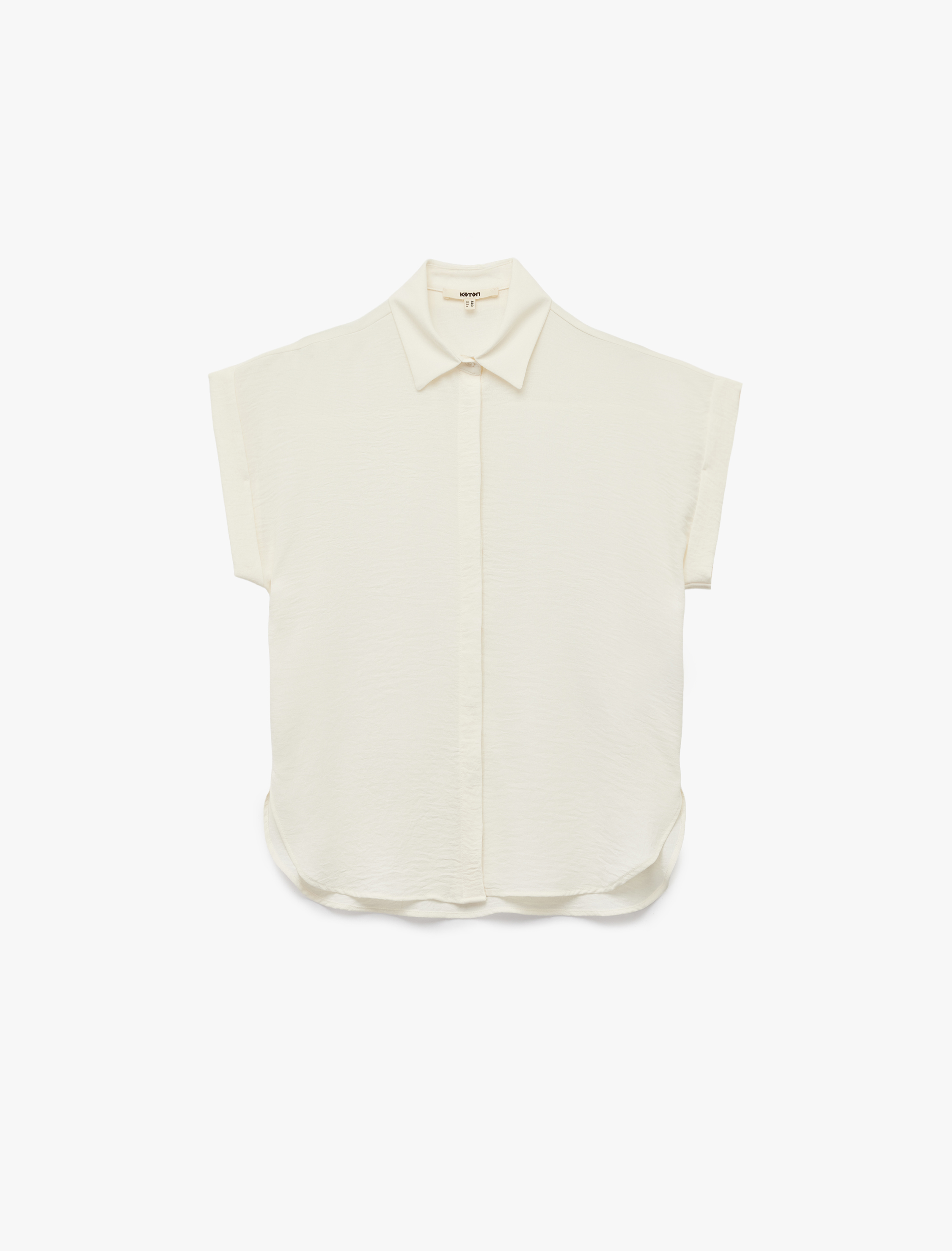   Aerobin Kumaş Düğmeli Klasik Yaka Kısa Kollu Gömlek