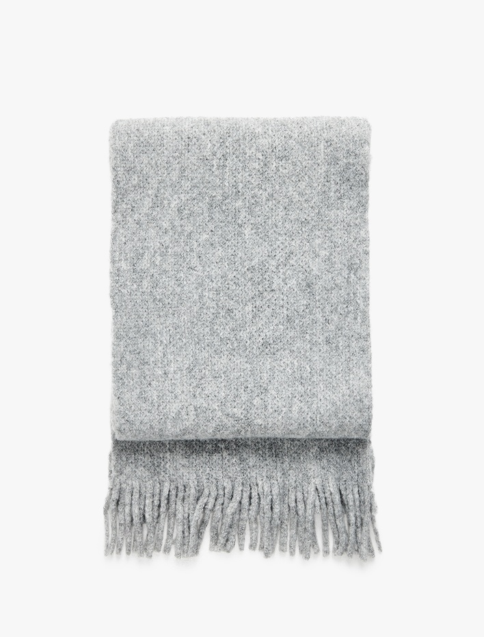 Erkek Uzun Püsküllü Atkı