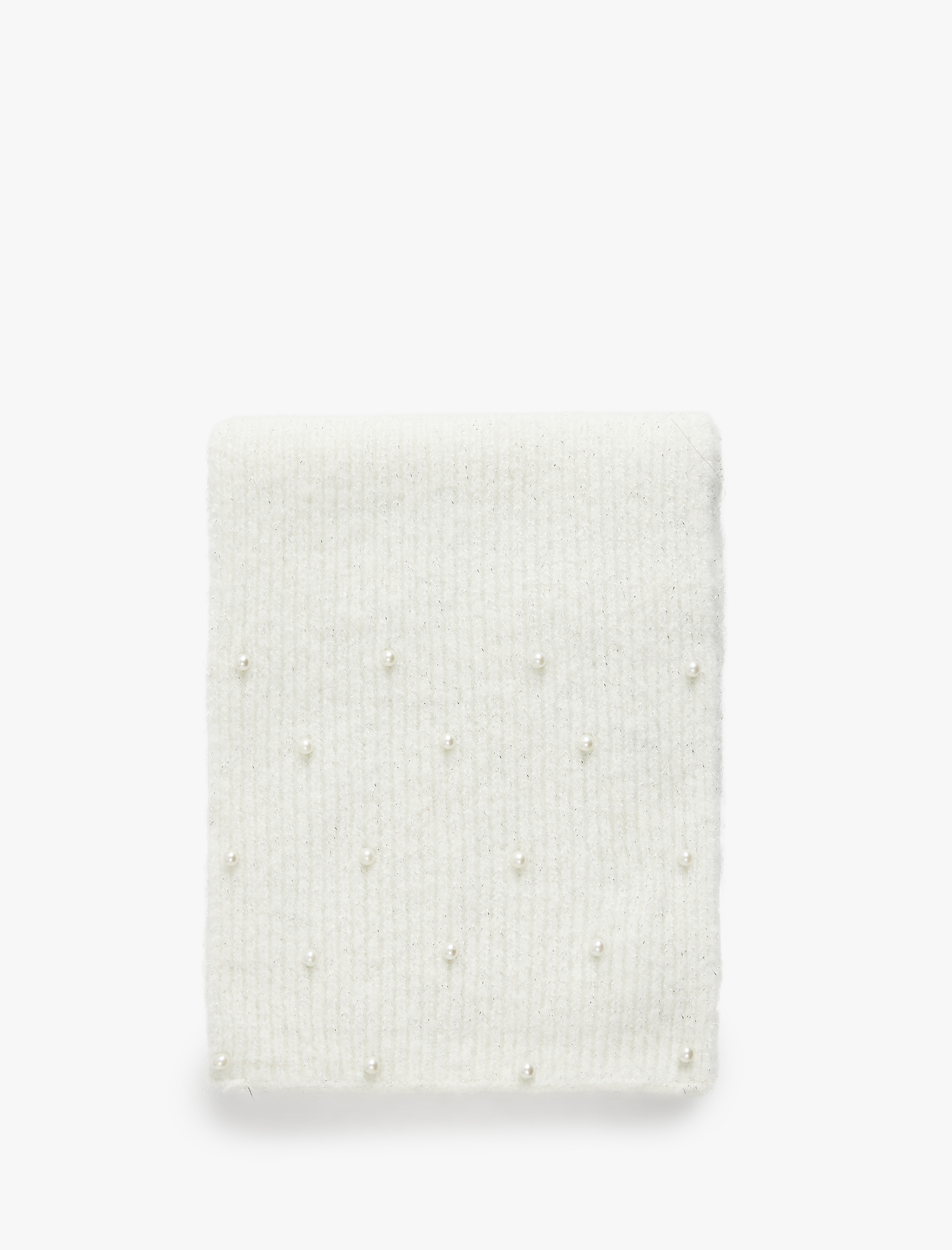  Kız Çocuk Uzun İnci Detaylı Atkı