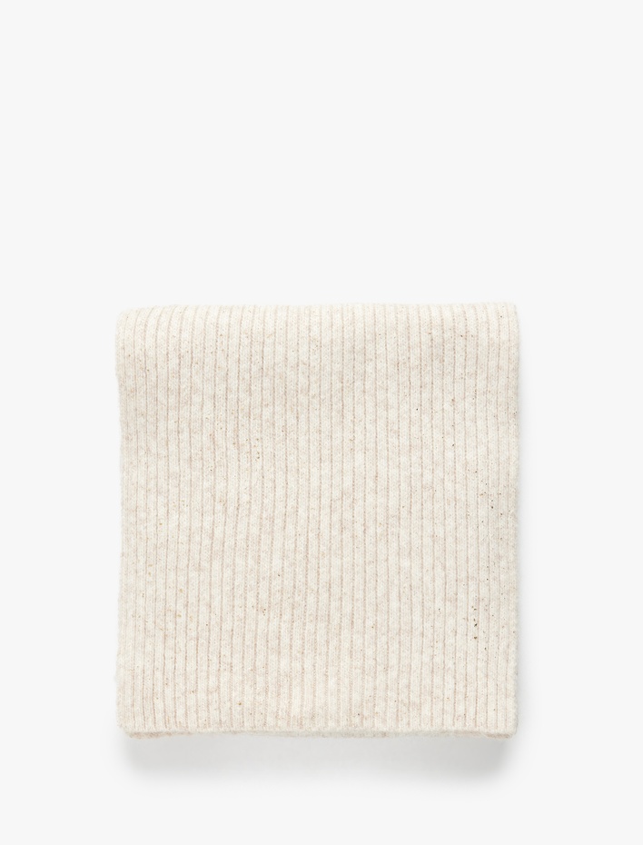 Kadın Uzun Triko Dokulu Atkı