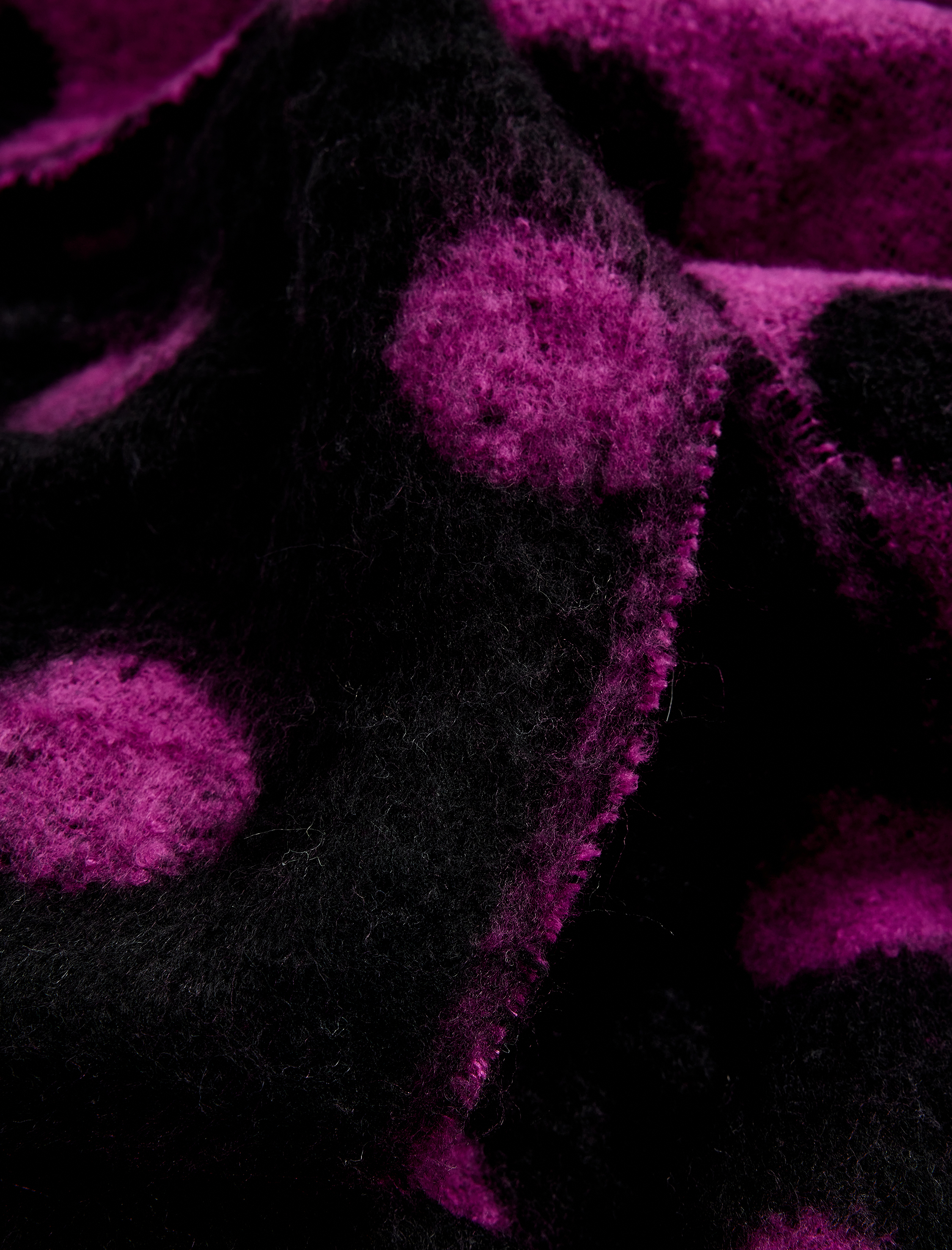  Kadın Puantiyeli Püsküllü Yumuşak Dokulu Uzun Atkı