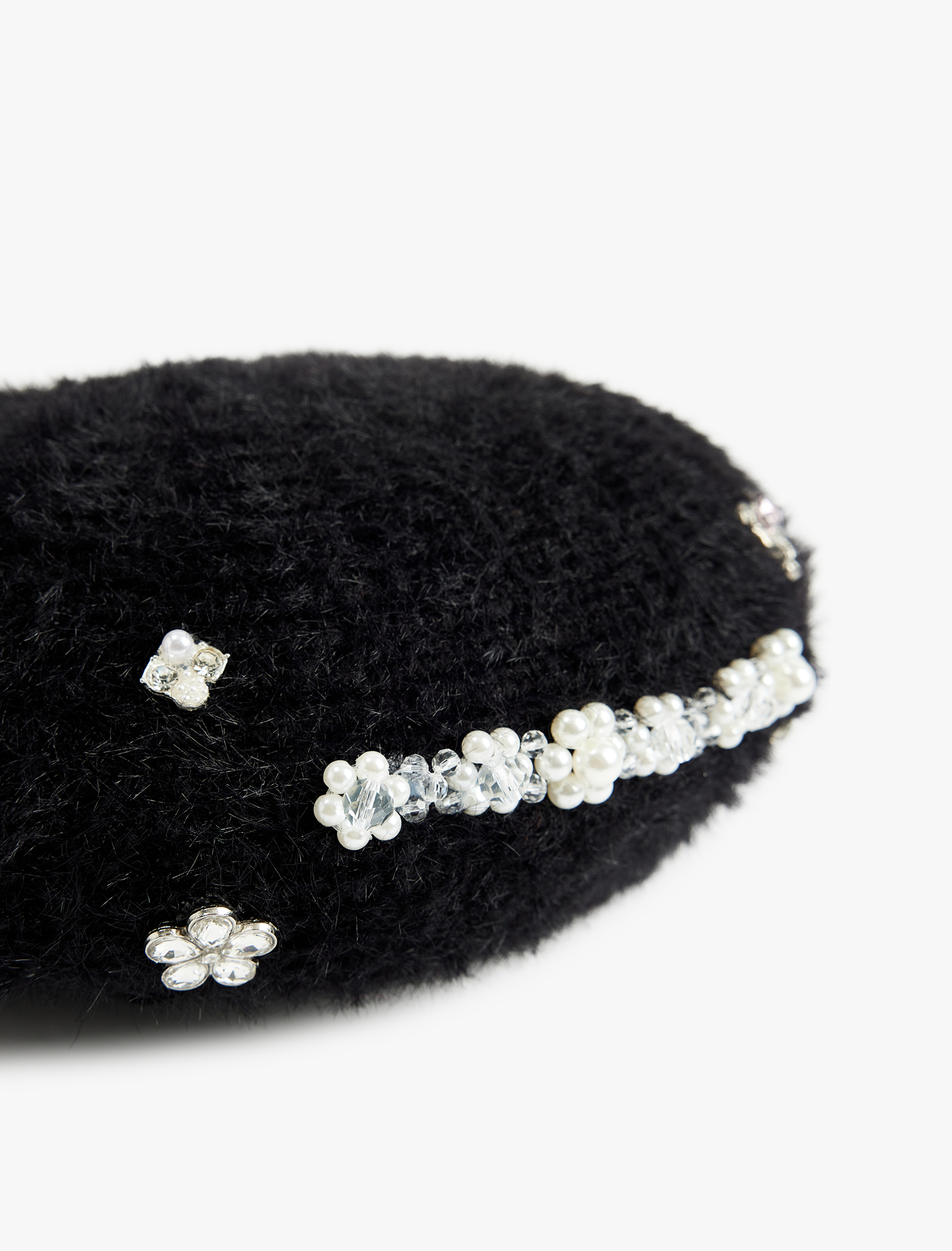  Kadın Çiçek Detaylı Ressam Şapka