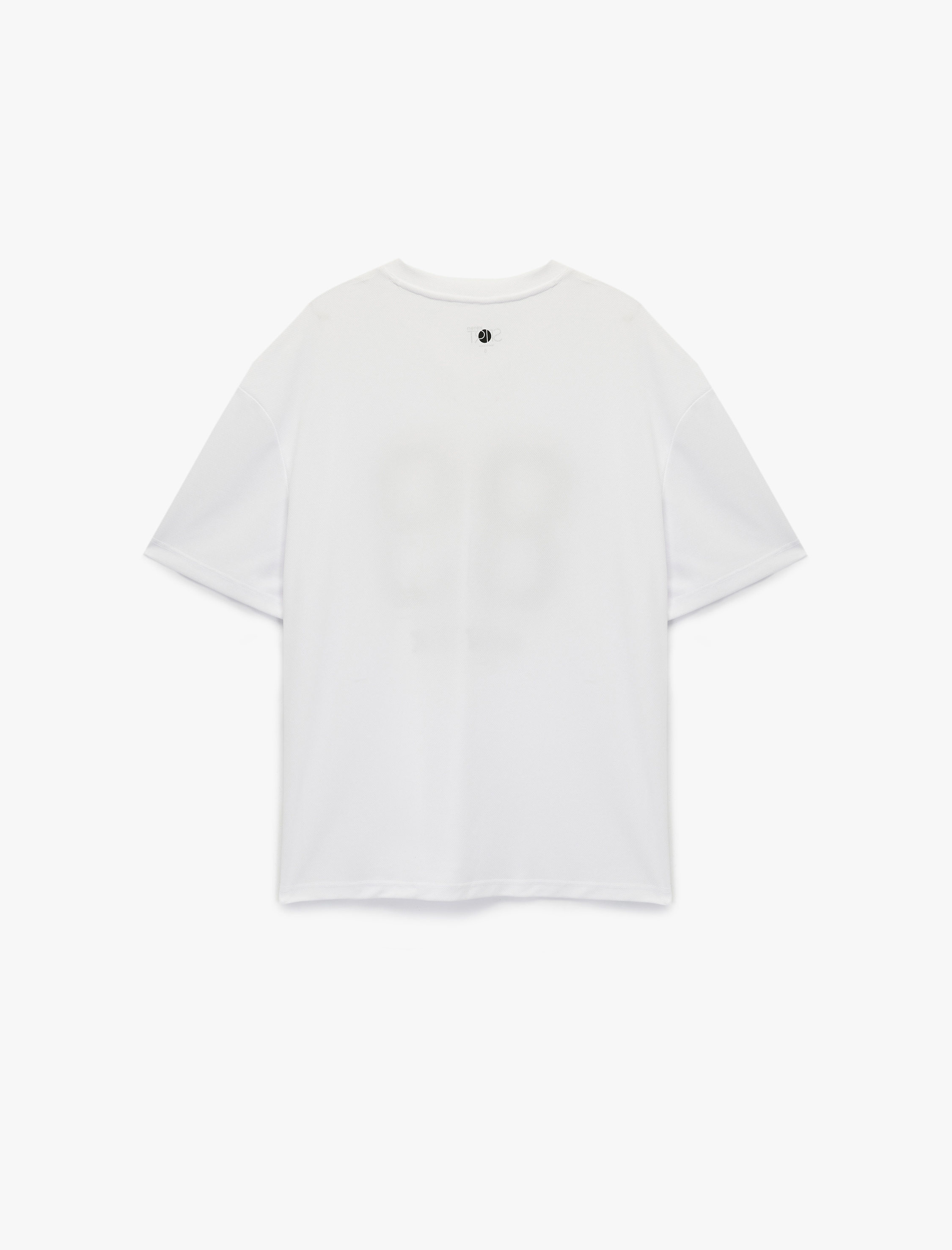   Regular Fit Kısa Kollu V Yaka Baskılı Spor Tişört