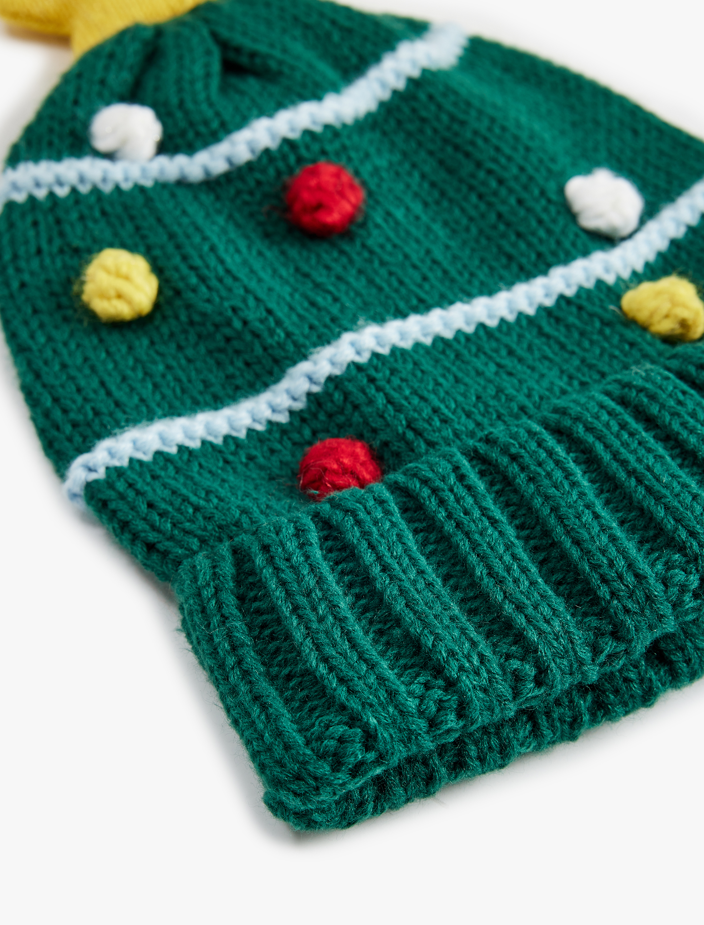  Erkek Çocuk Yılbaşı Temalı Ponponlu Bere