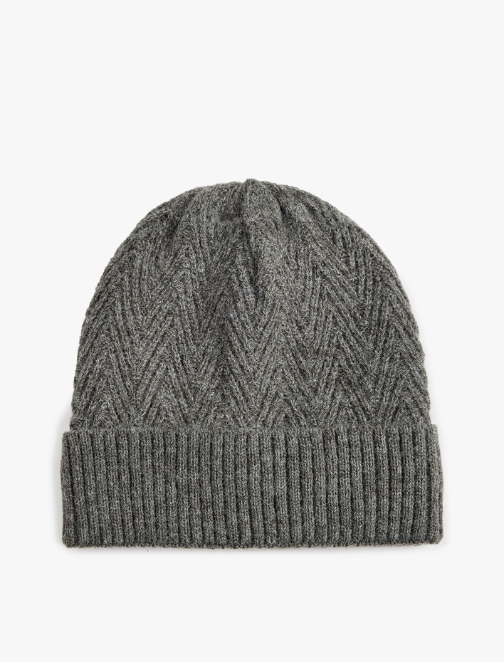 Erkek Katlı Dokulu Bere