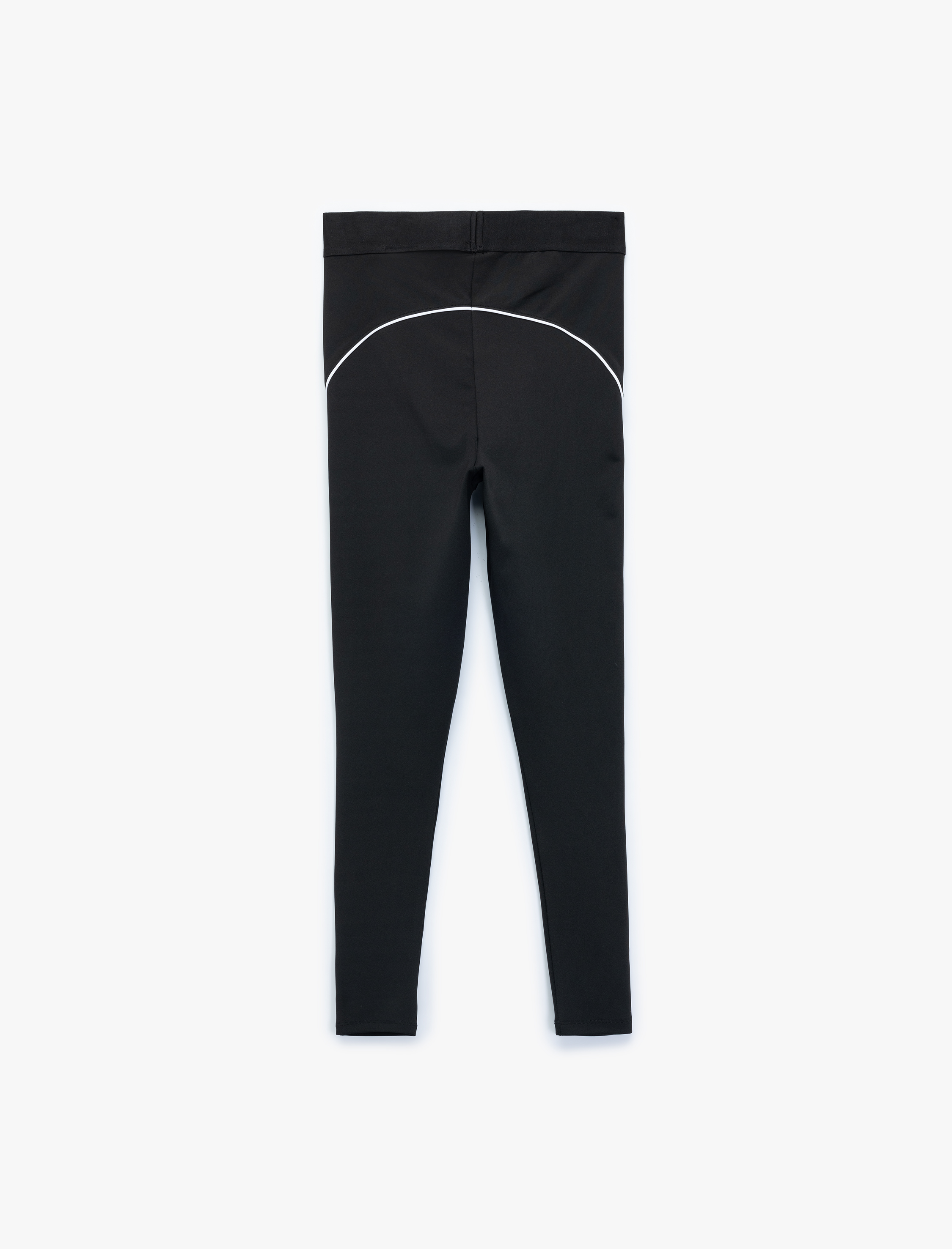   Yüksek Bel Biyeli Skinny Fit Spor Tayt