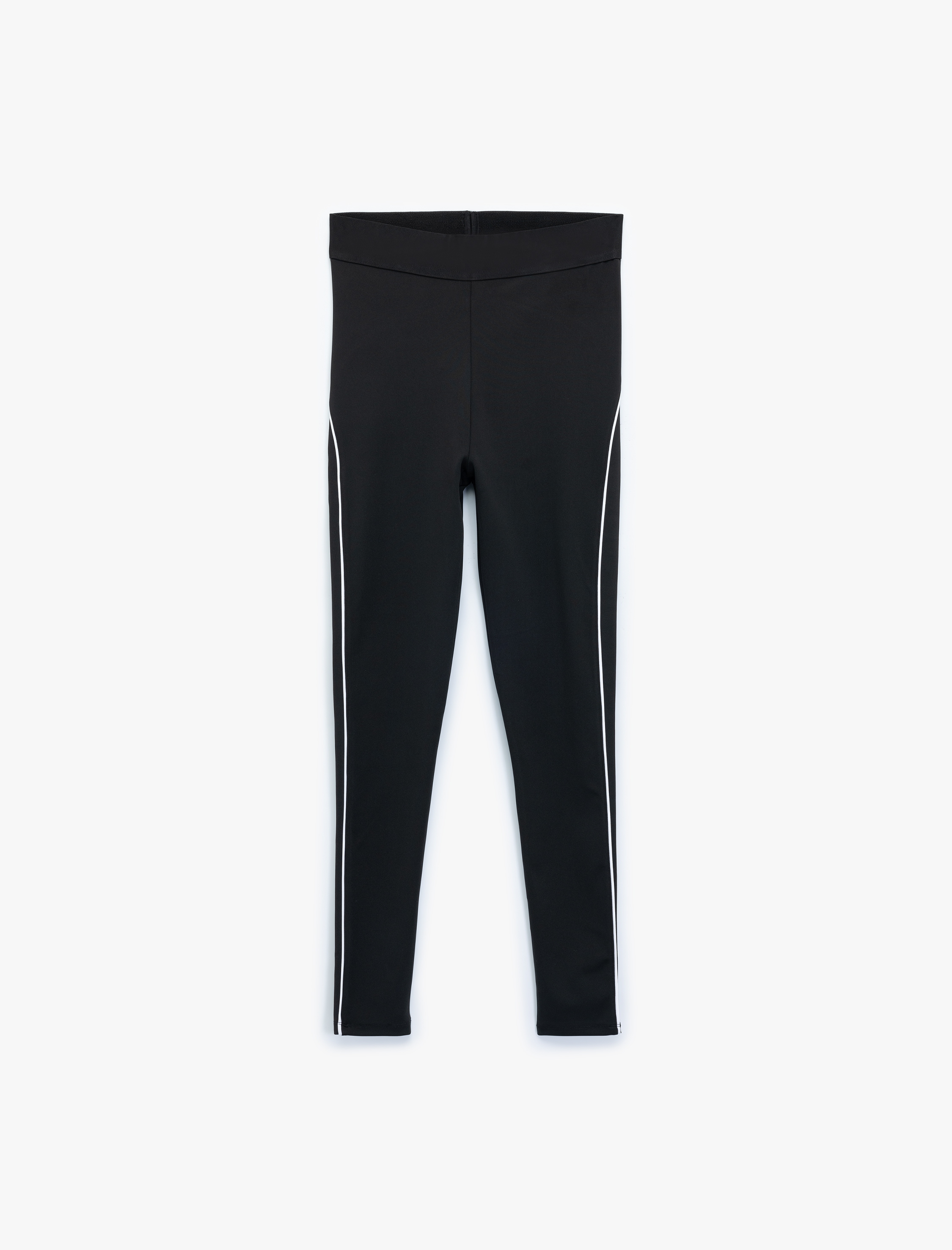   Yüksek Bel Biyeli Skinny Fit Spor Tayt