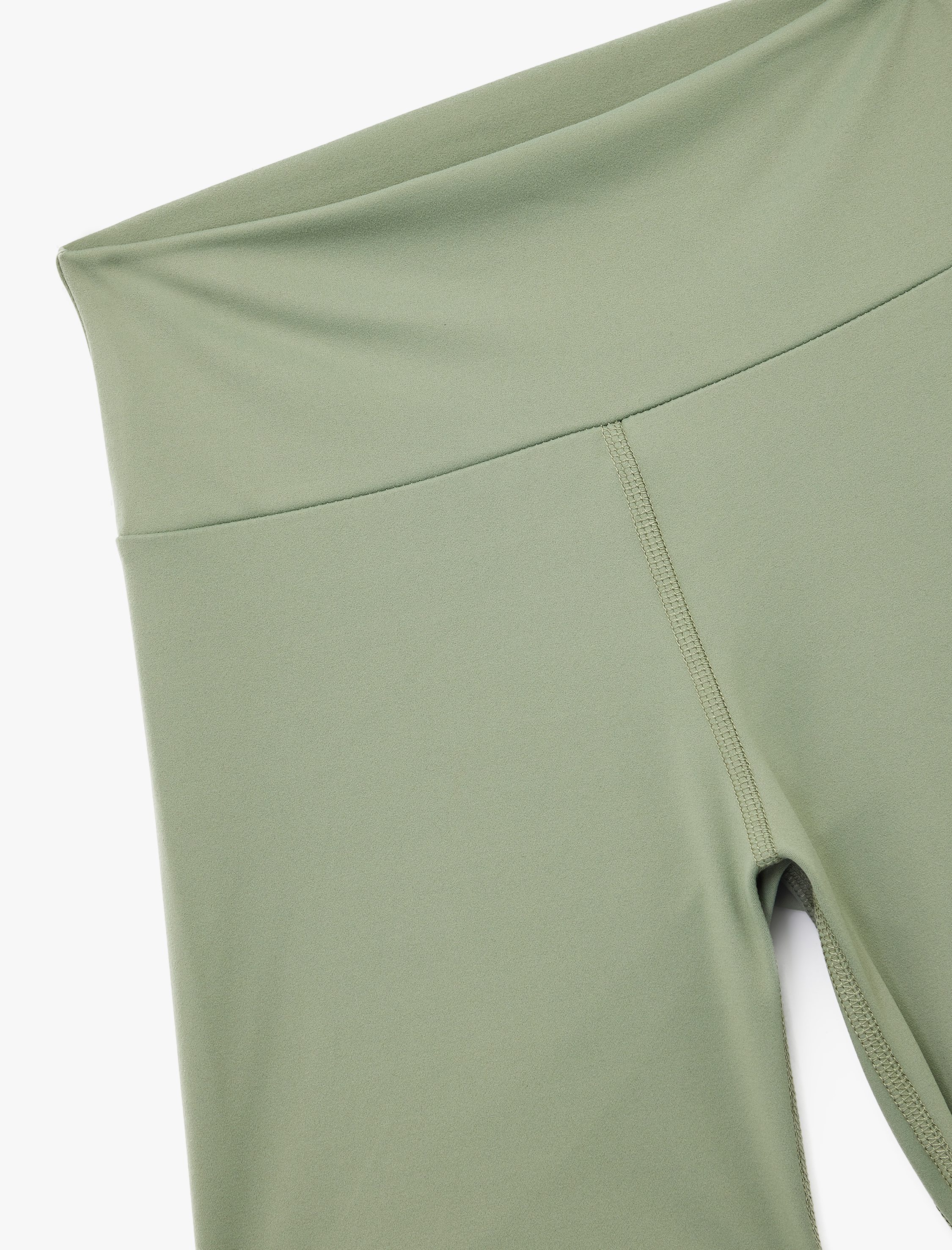   Yüksek Bel Dikiş Detaylı Biker Spor Tayt