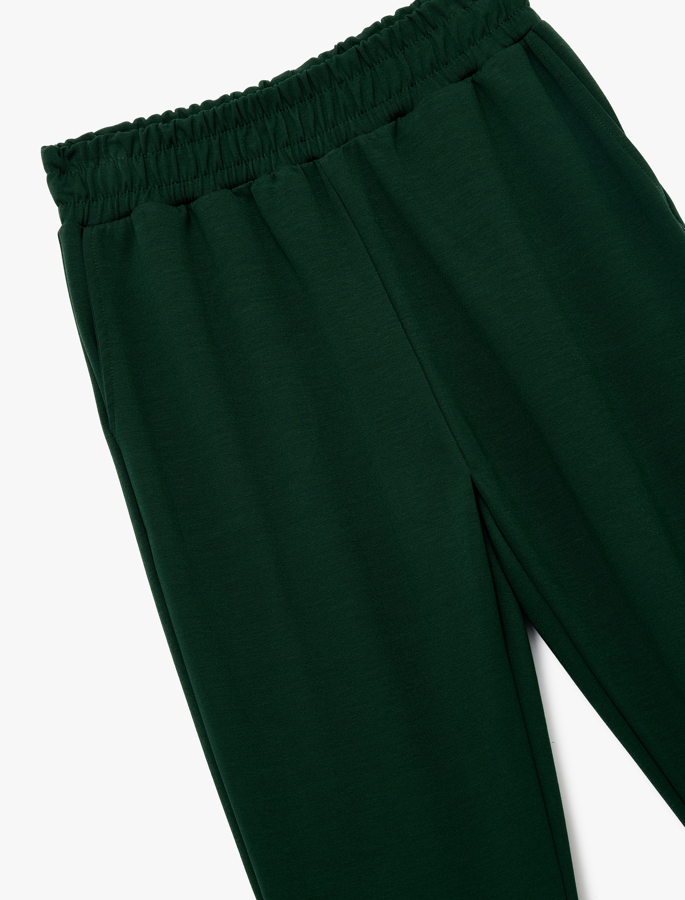   Yüksek Bel Rahat Kalıp Şardonlu Jogger Eşofman Altı