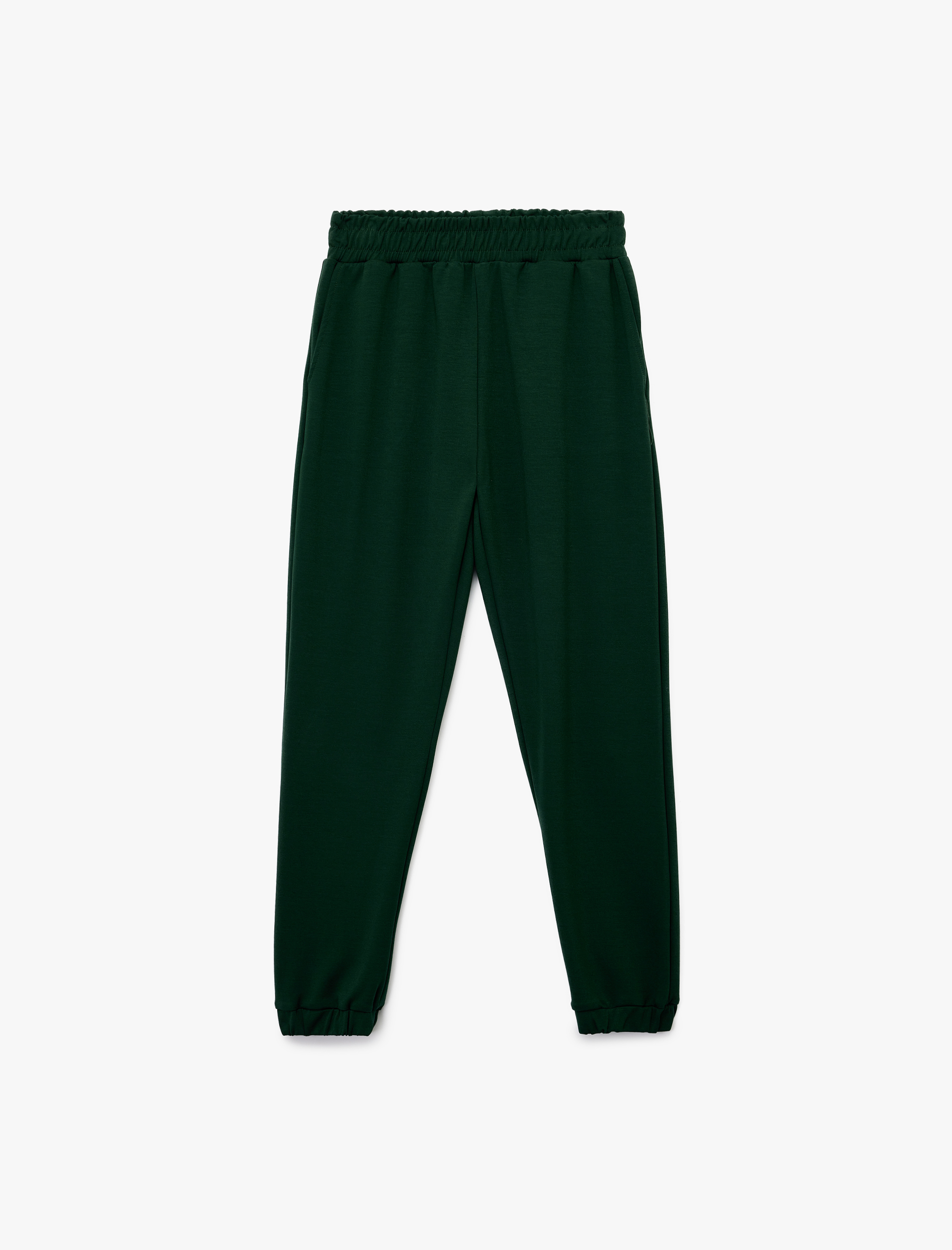   Yüksek Bel Rahat Kalıp Şardonlu Jogger Eşofman Altı