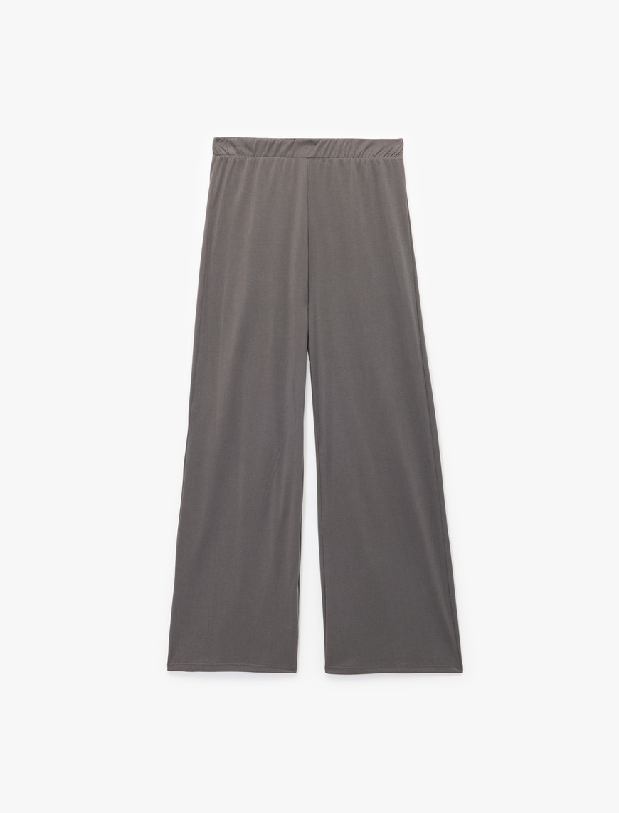   Rahat Kesim Beli Lastikli Modal Pijama Altı