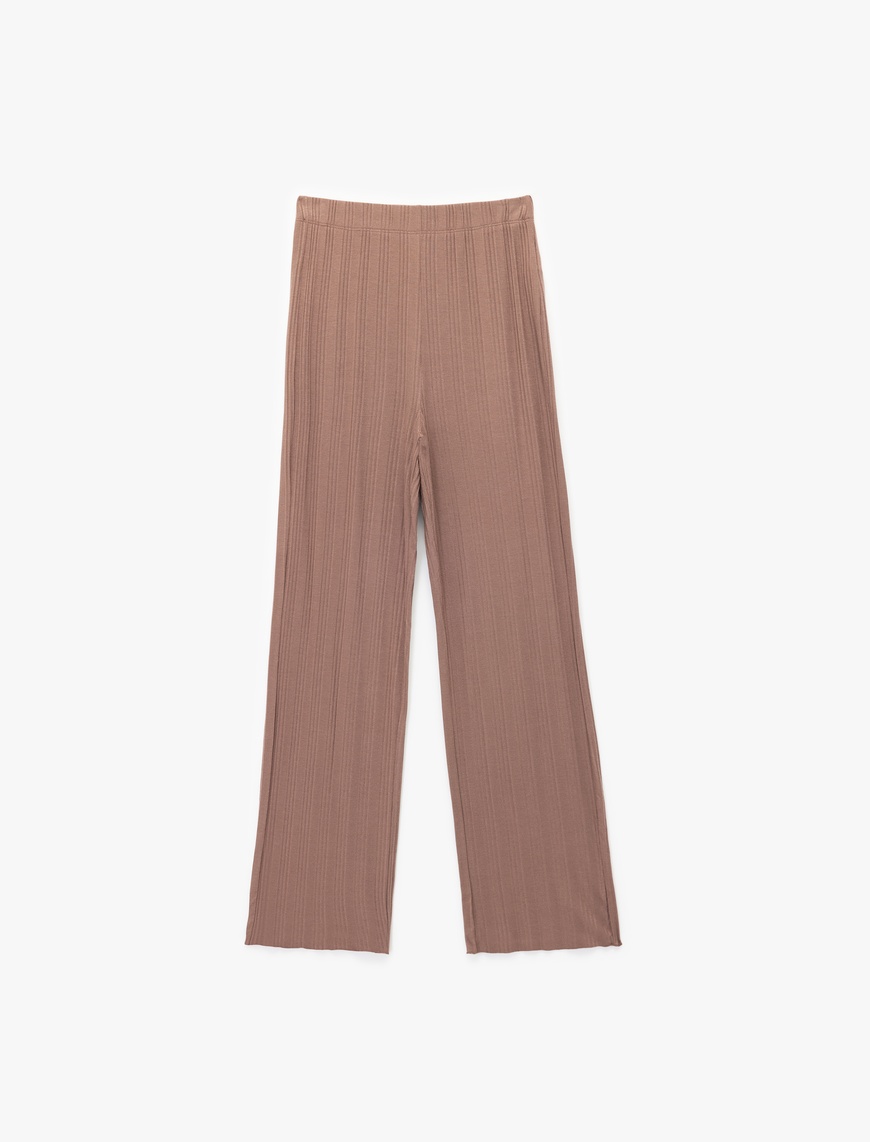   Rahat Kesim Beli Lastikli Modal Pijama Altı