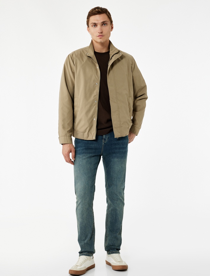  Pamuklu Normal Bel Slim Fit Jean Pantolon - Brad Jean