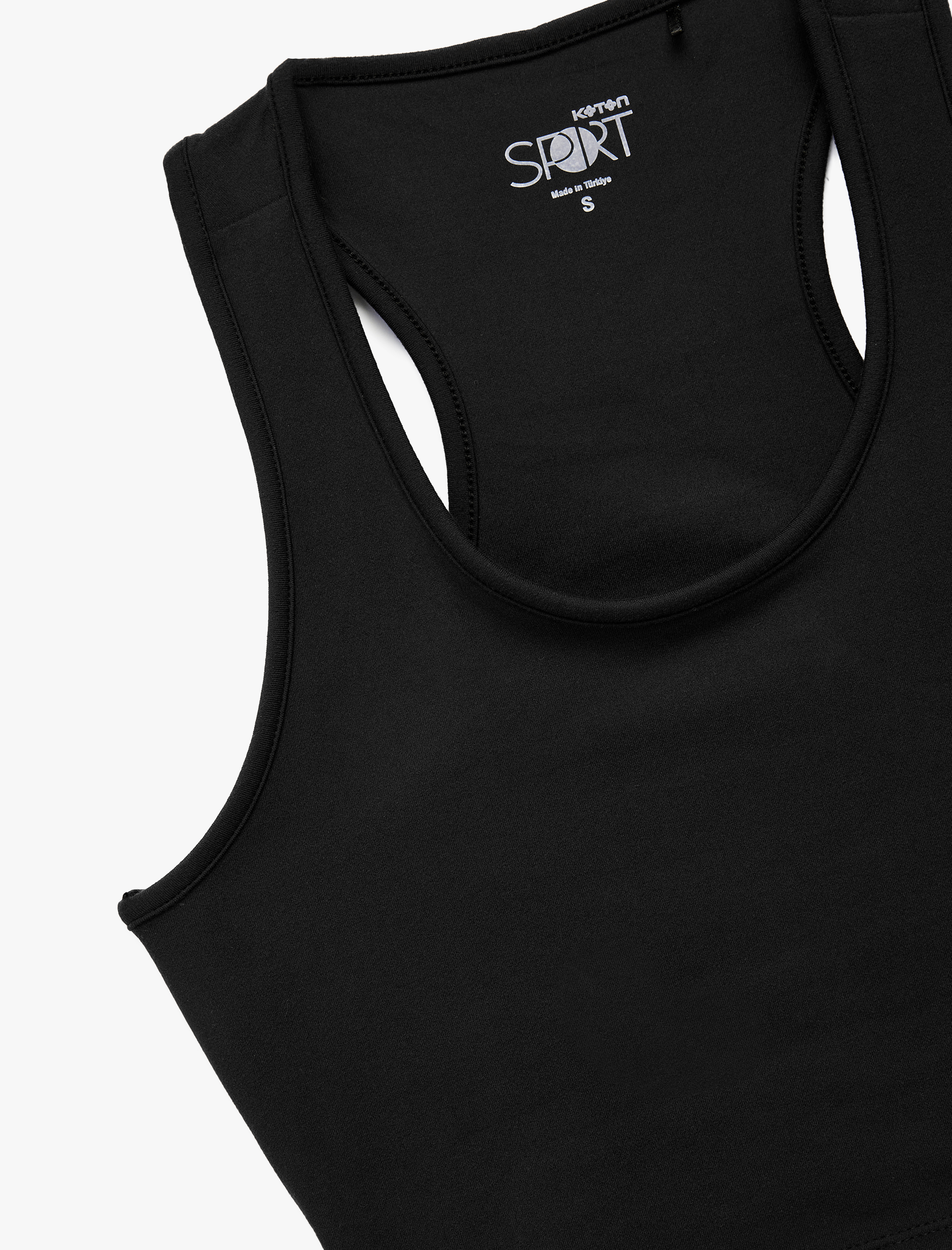 Kolsuz Bisiklet Yaka İnterlok Sırtı Pencere Detaylı Sporcu Sütyeni