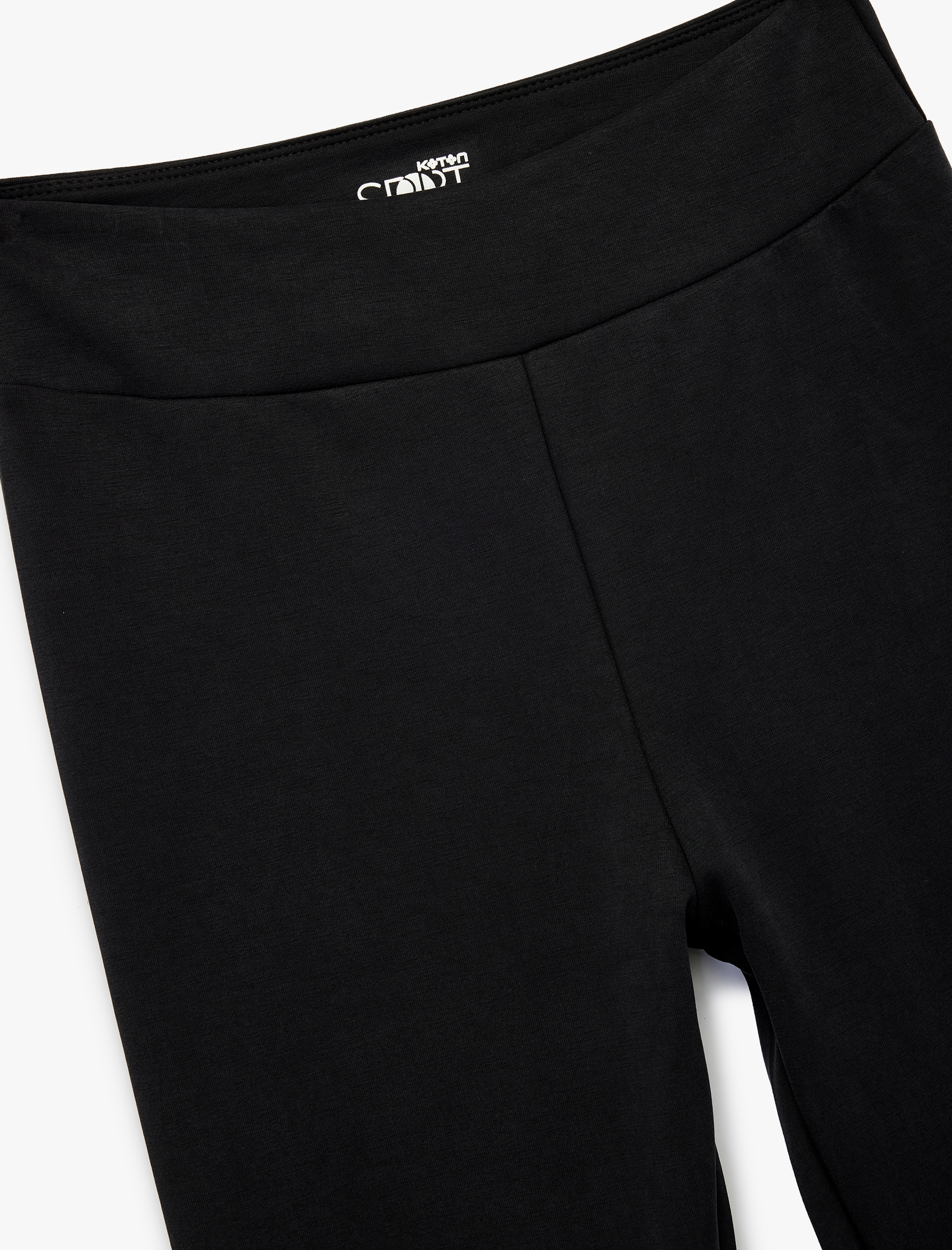 Yüksek Bel Slim Fit İspanyol Paça Spor Tayt