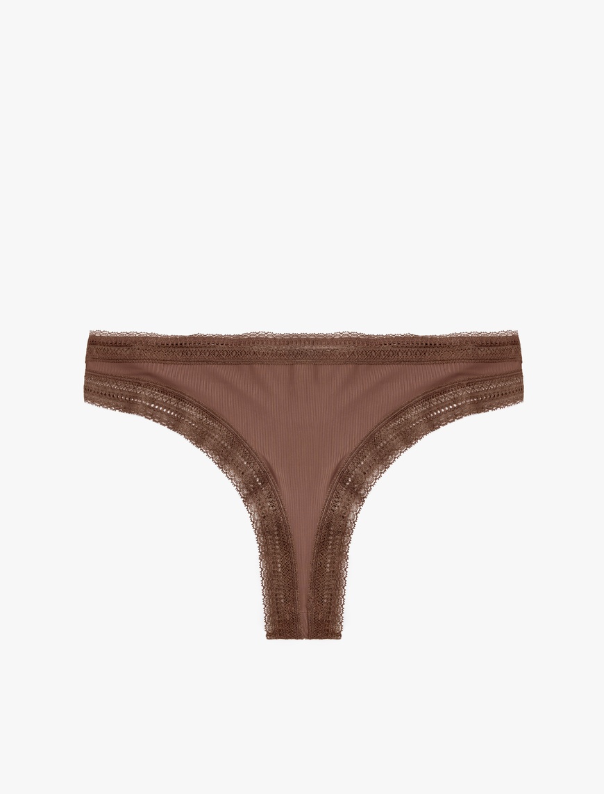   Dantel Detaylı String Külot