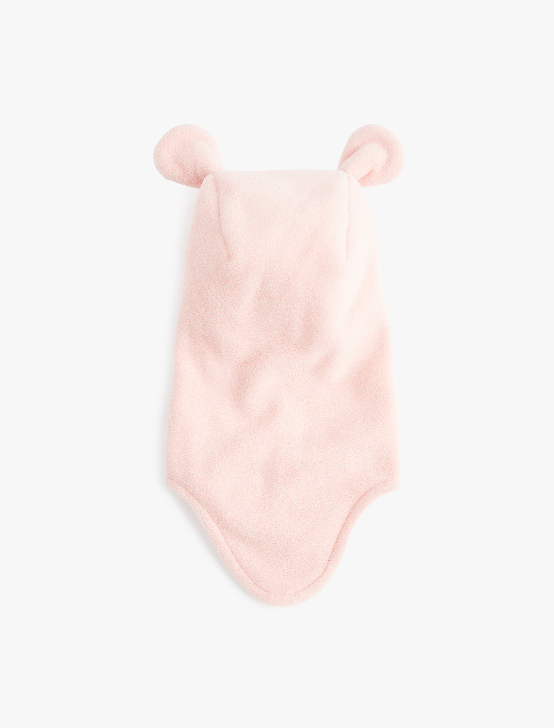  Kız Bebek Tavşan Kulak Detaylı Kapşonlu Bere