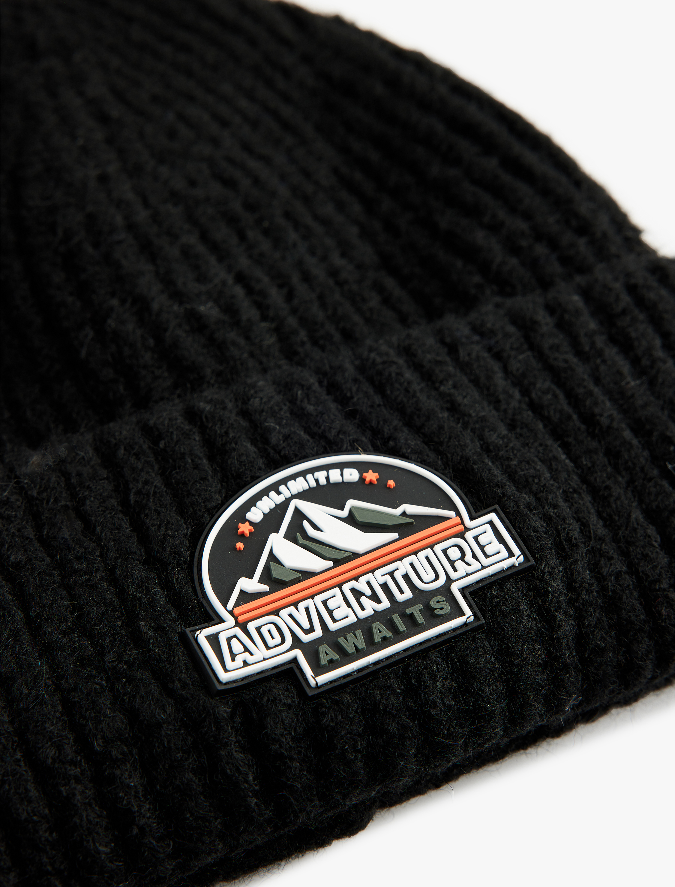  Erkek Baskı Detaylı Katlı Bere