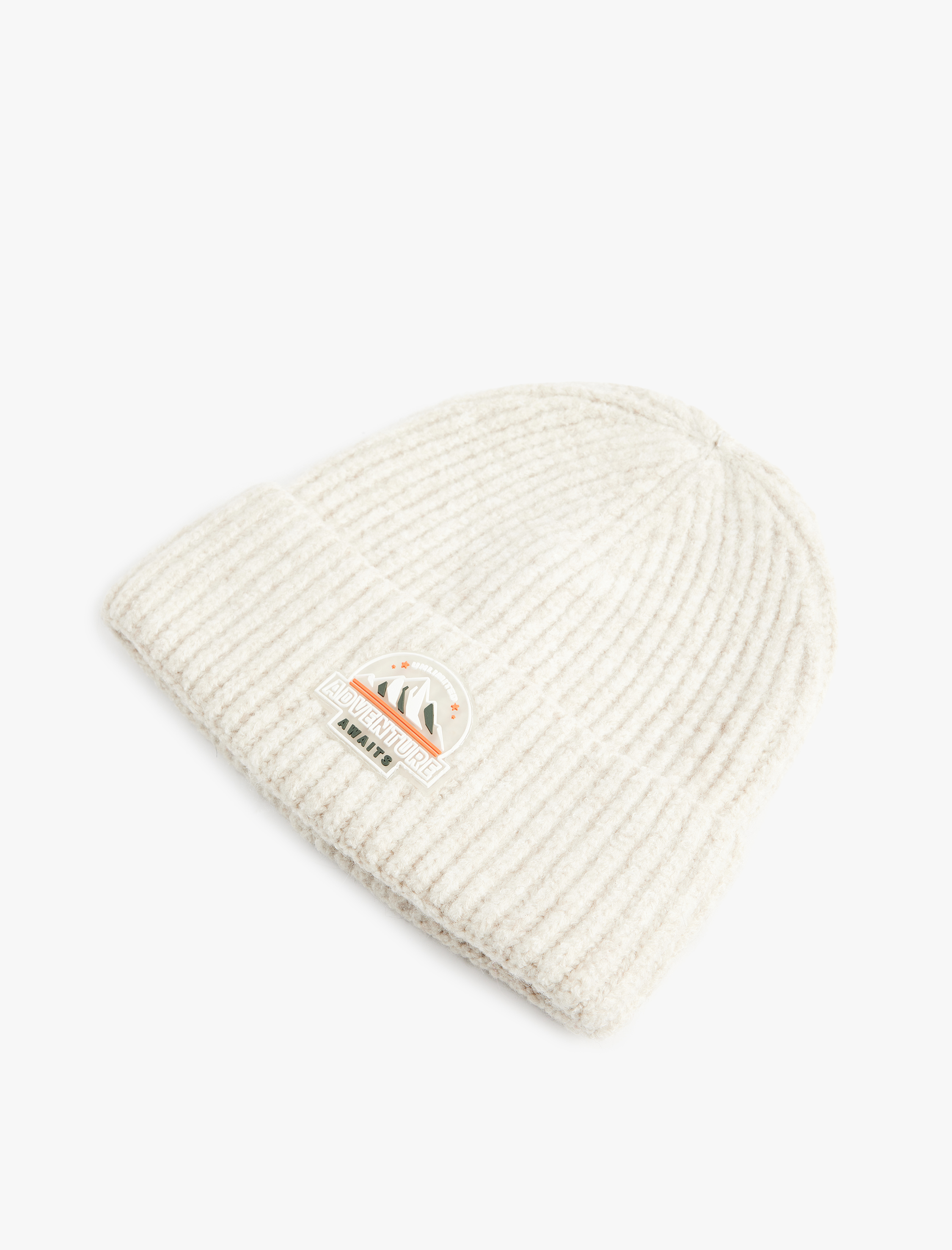  Erkek Baskı Detaylı Katlı Bere