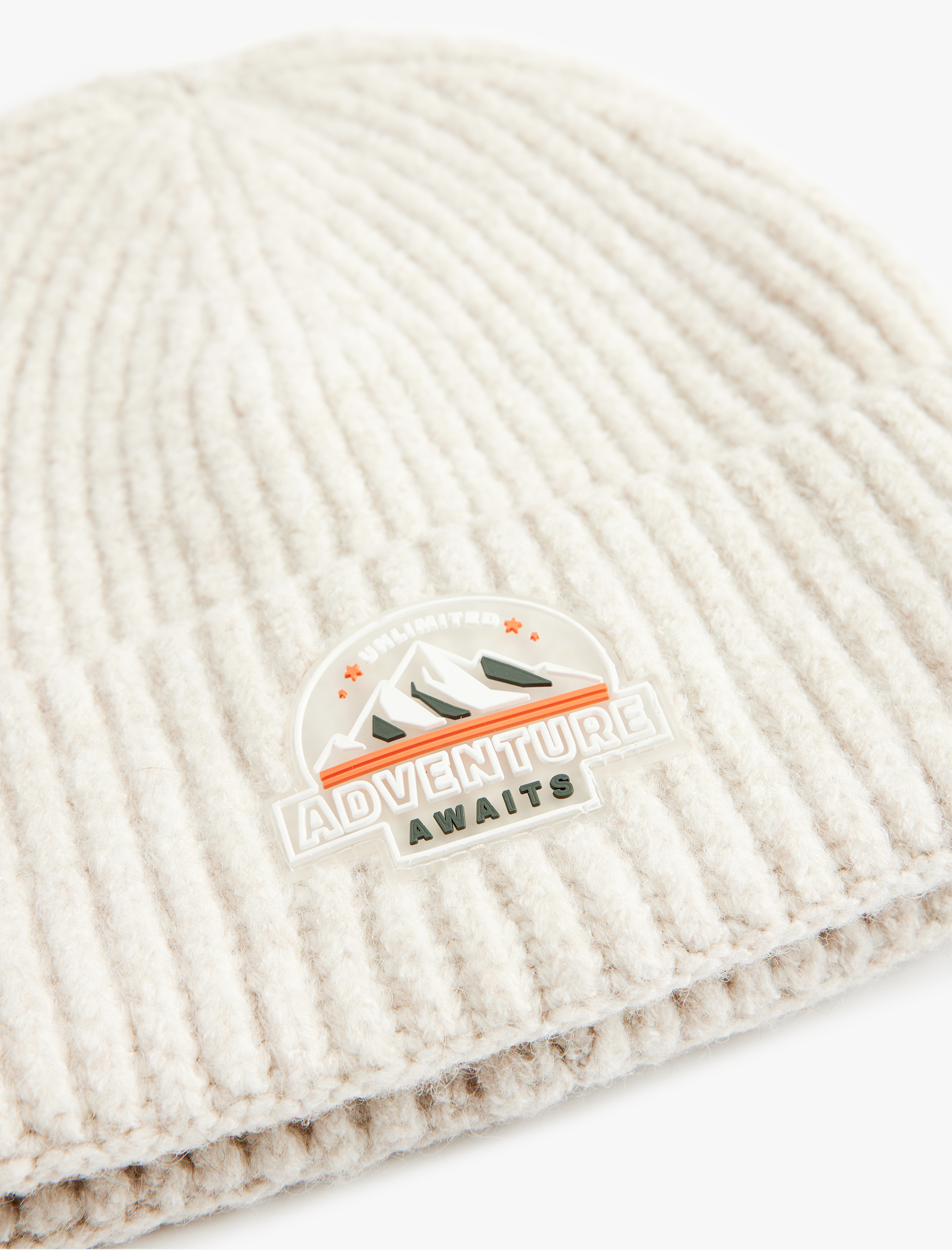  Erkek Baskı Detaylı Katlı Bere