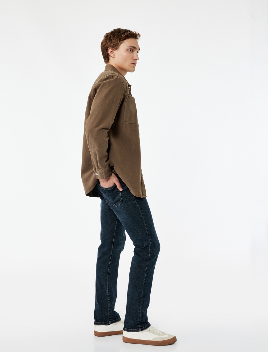   Normal Bel Straight Fit Jean Pantolon - Mark Jean