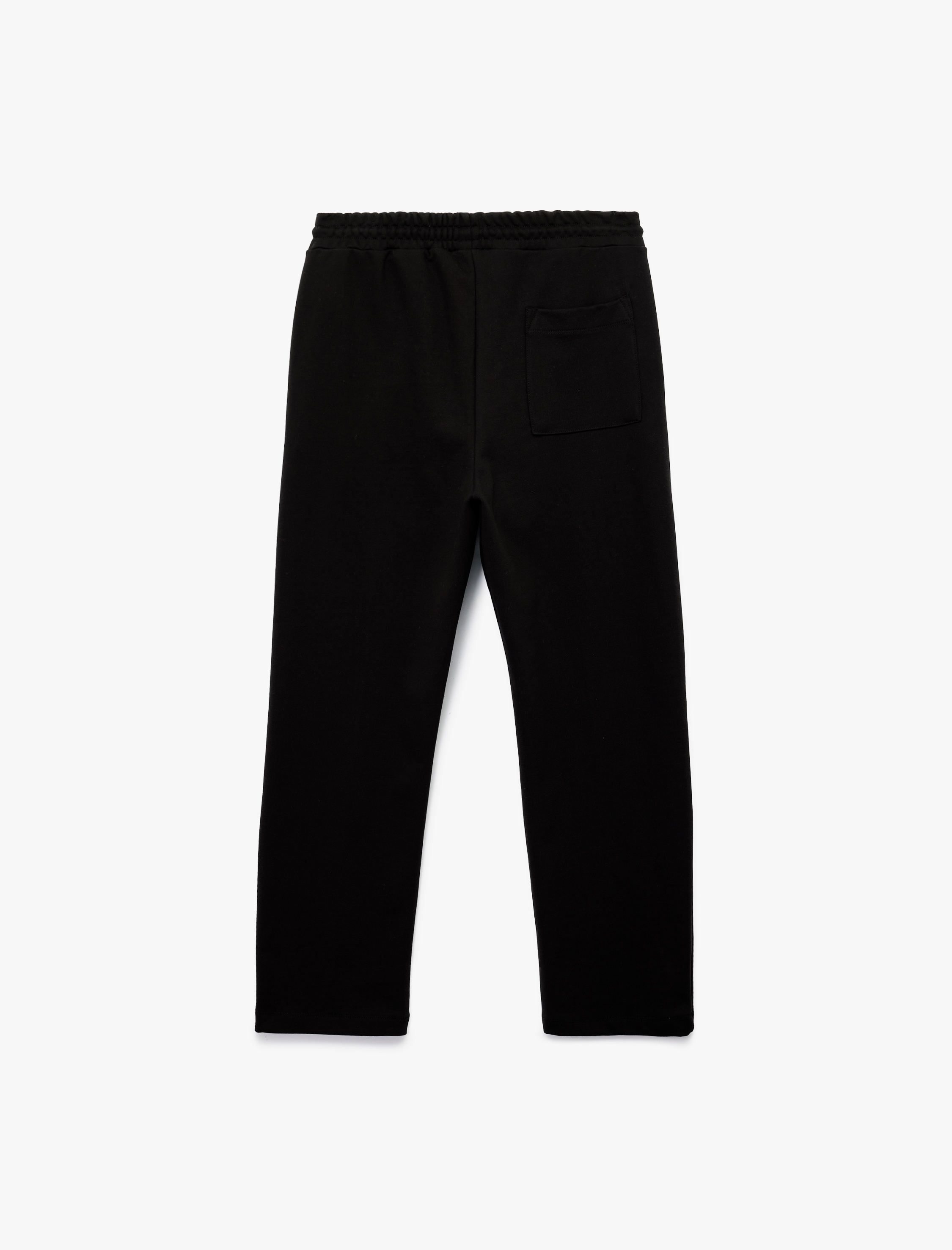   Pamuklu Cepli Dikiş Detaylı Beli Bağcıklı Eşofman Altı