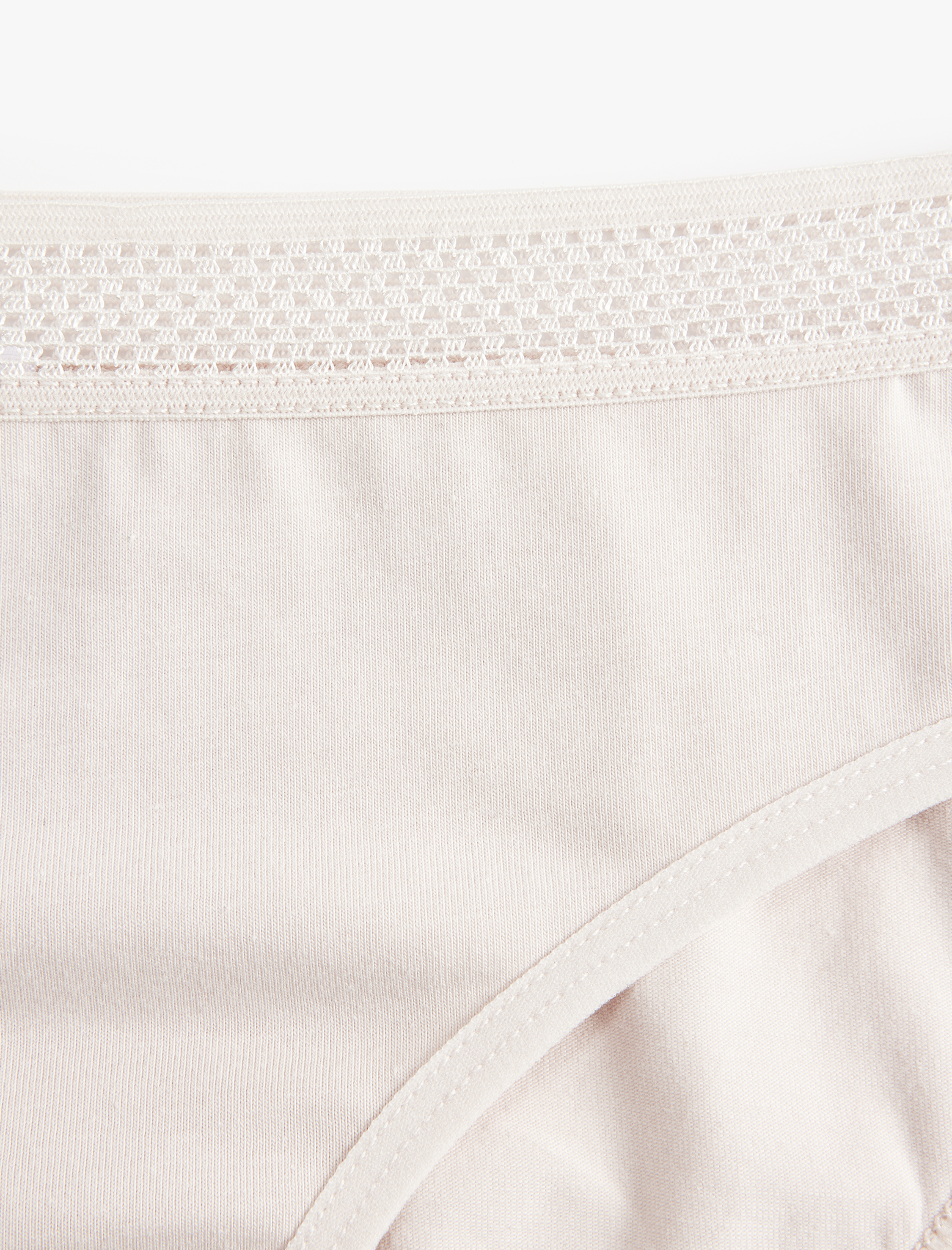 Pamuklu Rahat Kalıp Lastik Detaylı Külot