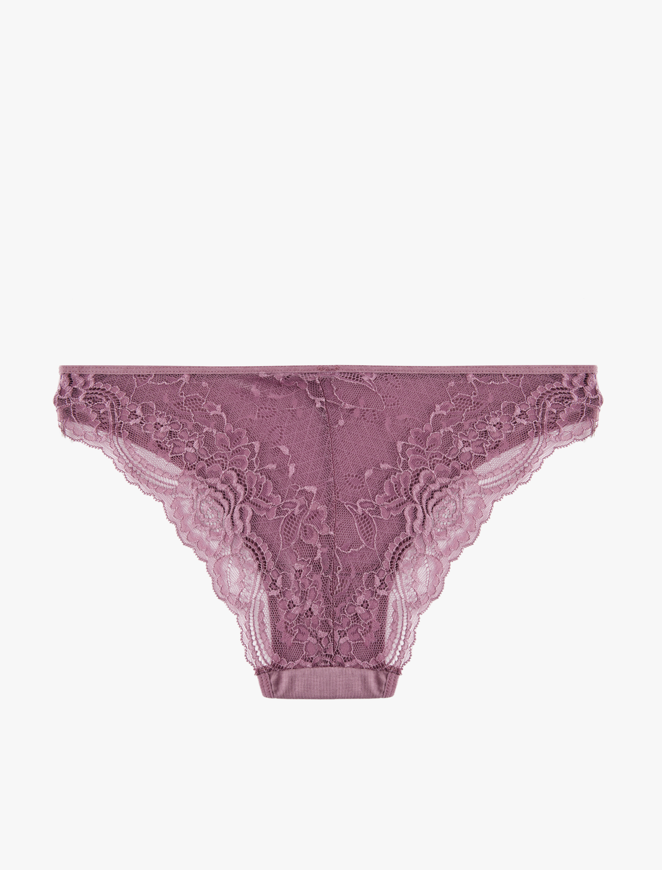 Arkası Dantelli Rahat Kalıp Baskılı Pamuklu Brazilian Külot