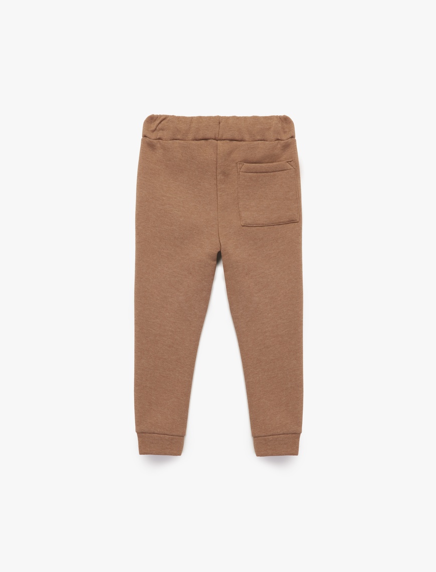  Erkek Bebek Cep Detaylı Şardonlu Basic Jogger Eşofman Altı