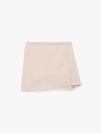 Beli Lastikli Basic Şort Etek